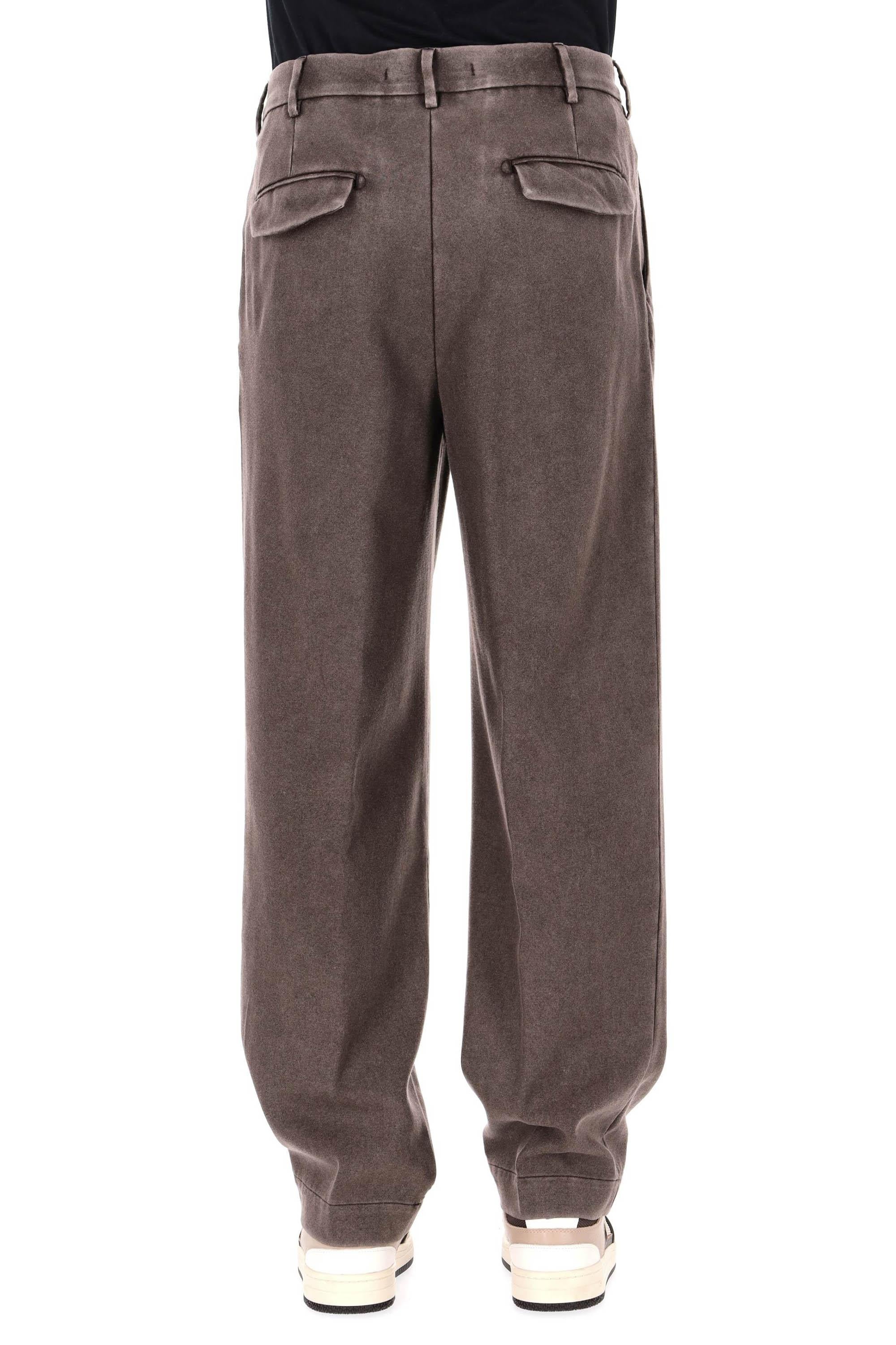 Myths Pantalone in lana vergine delavé mod. Ade-P over fit 25WM23L 102/2 81