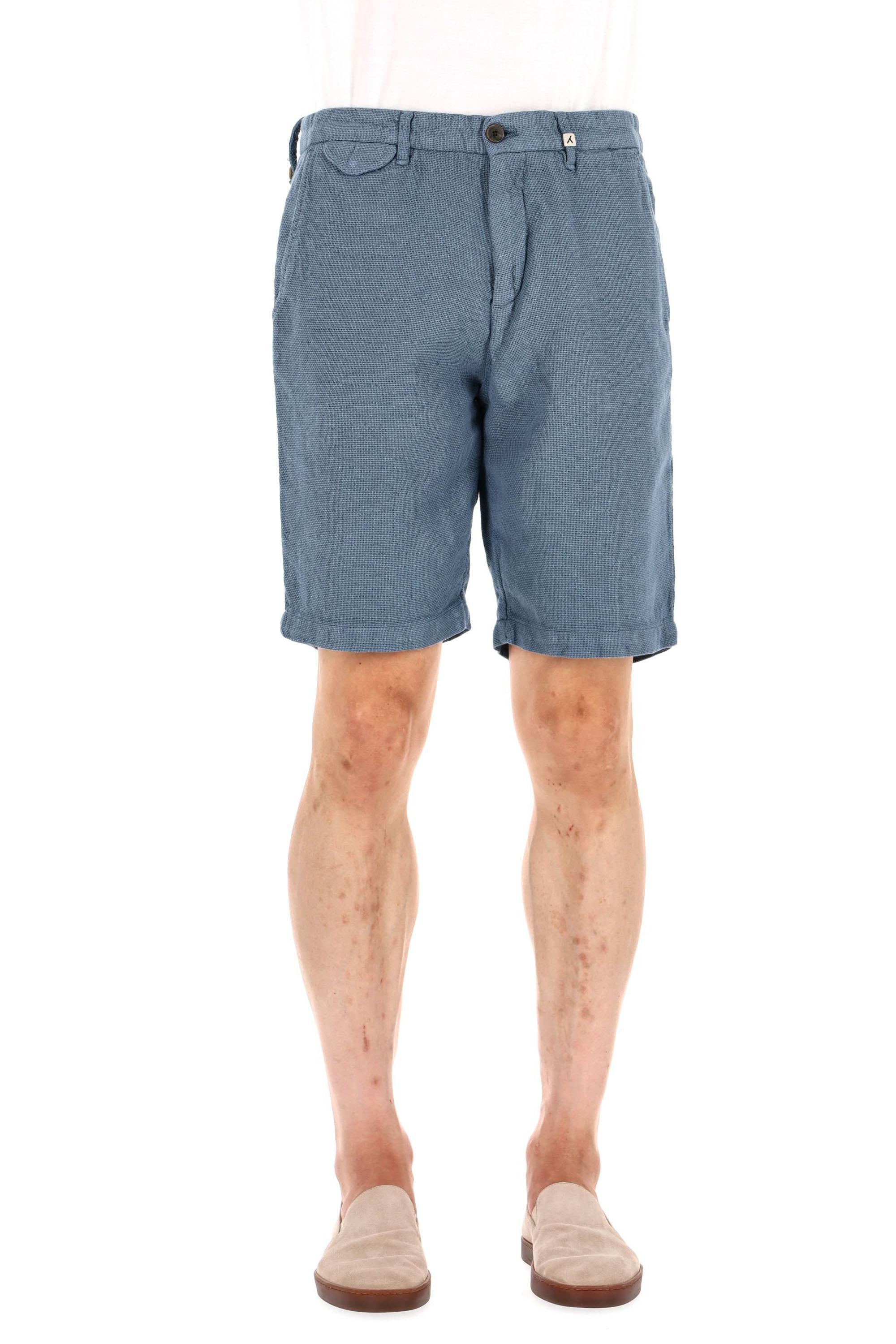 Myths Bermuda tramato in cotone e lino 25M74B 87 05