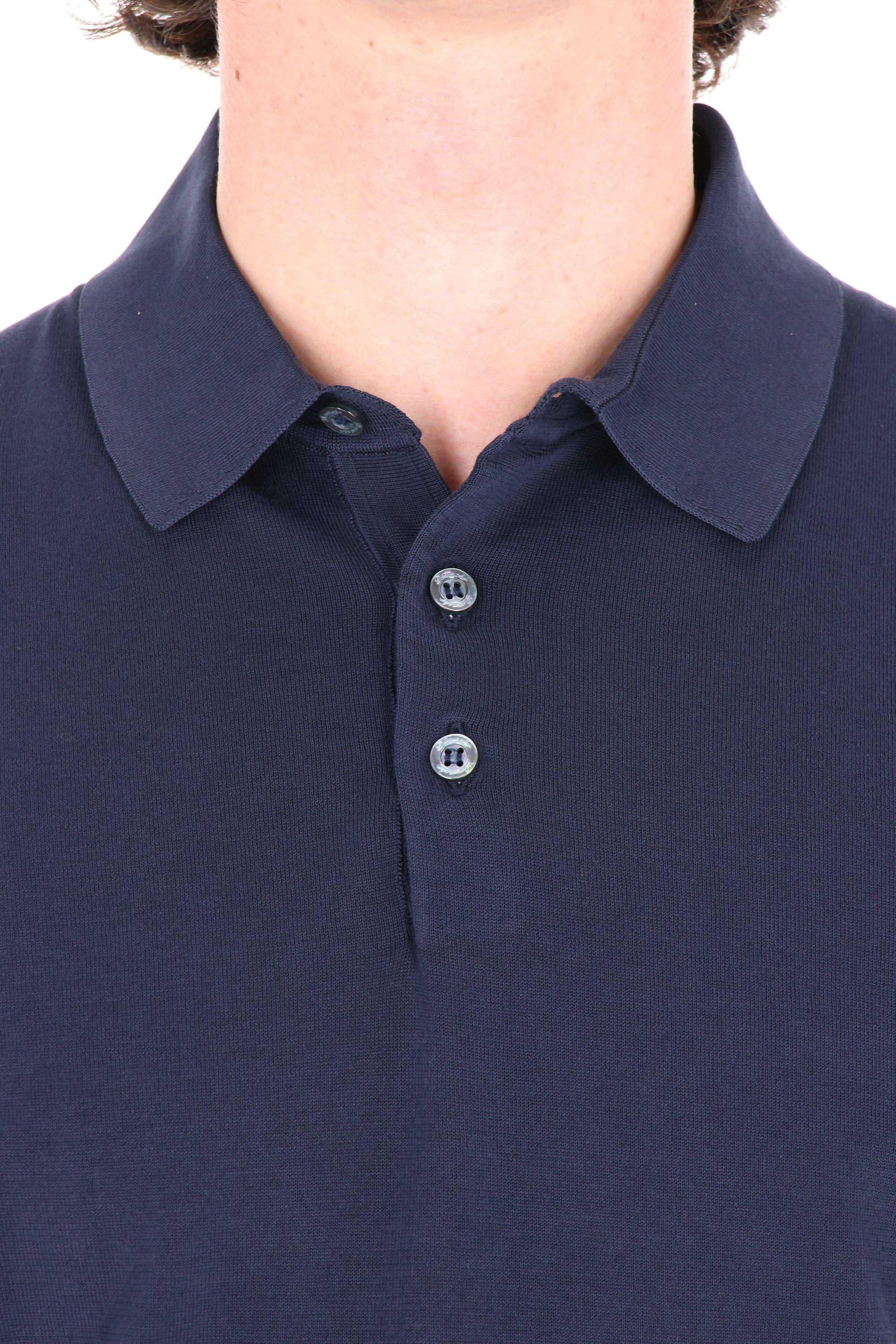 Drumohr Polo in fine cotone ice cotton frosted D0GF202NL-4 795