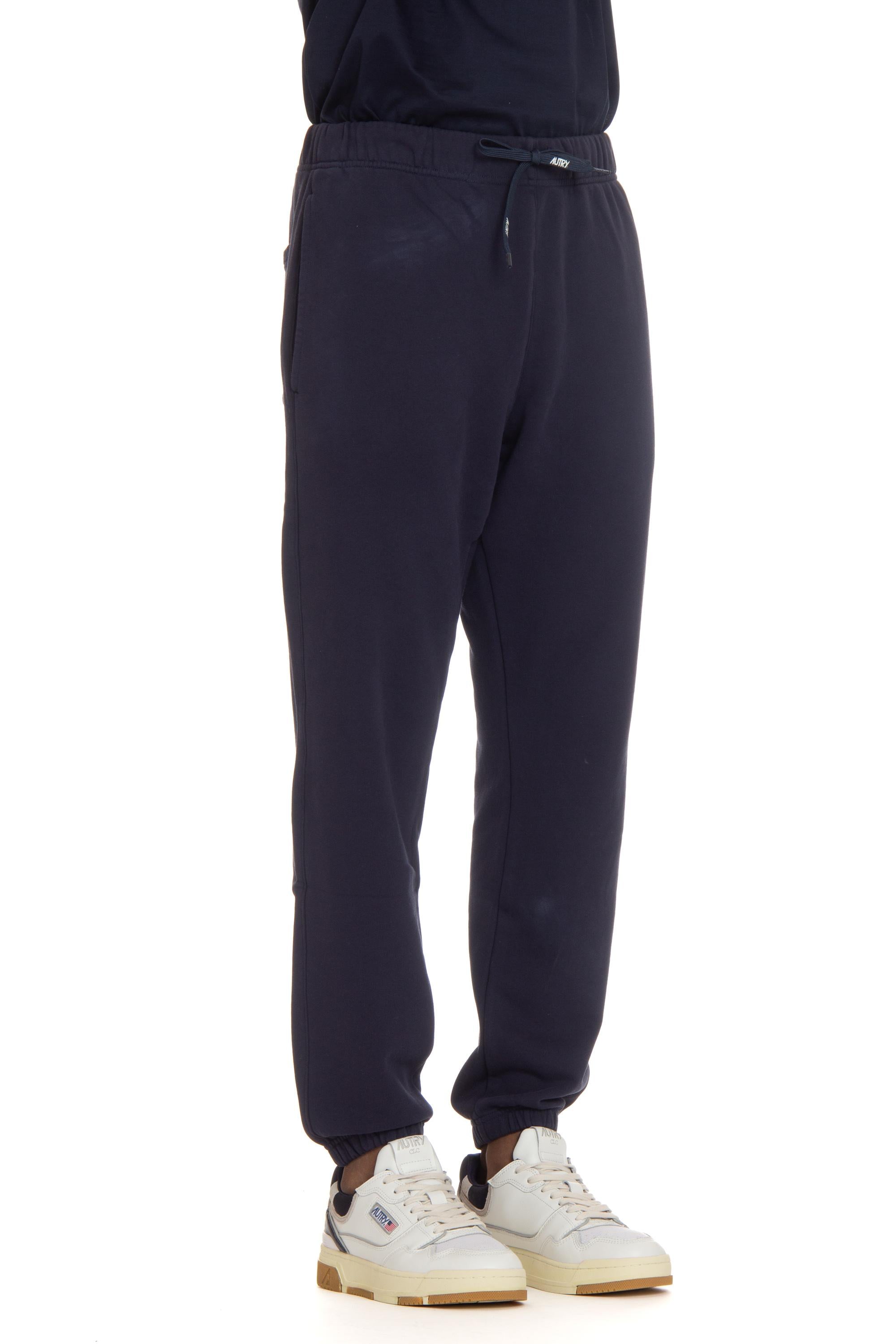 Pantalone felpa in cotone PAPM 576B BLUE Autry