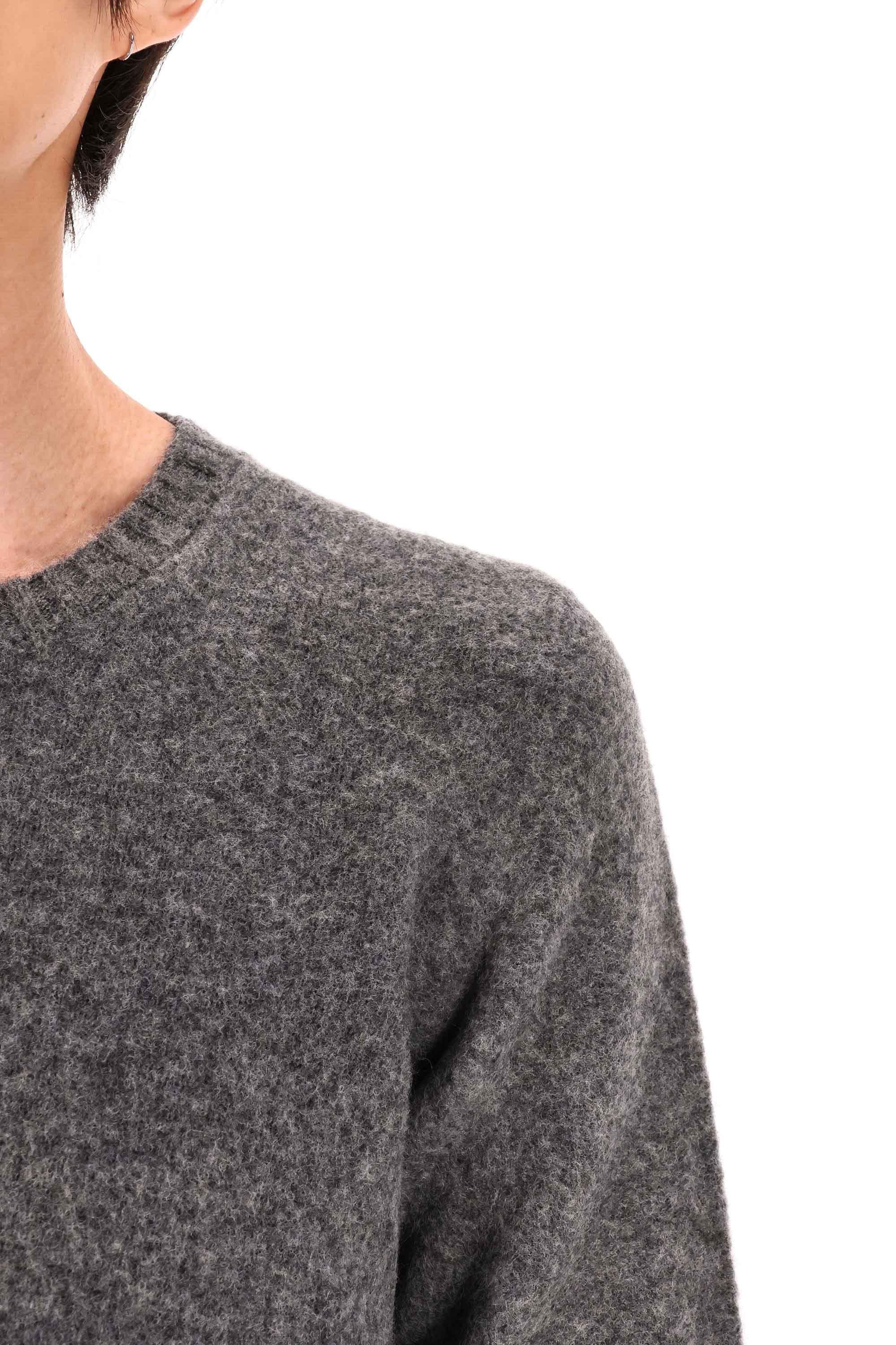 Maglia girocollo in lana garzata D8W103GLO-4 670 Drumohr