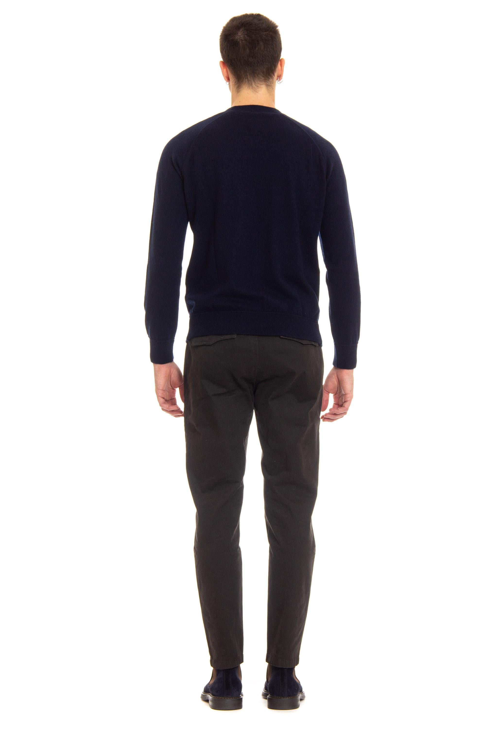 Girocollo in cashmere con maniche raglan 57143 15547 598 Gran Sasso