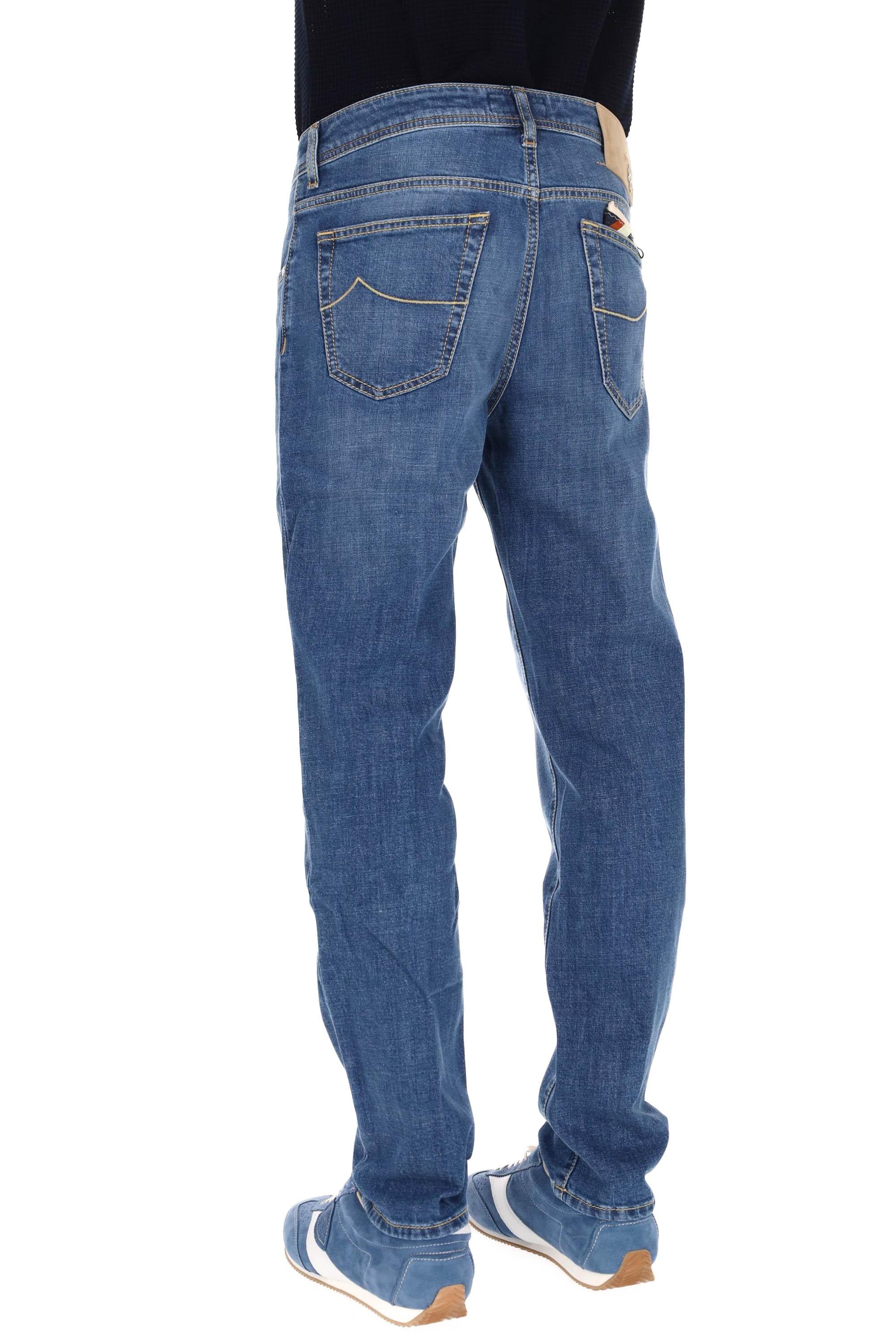 Jacob Cohen Jeans etichetta camoscio in cotone comfort Scott fit QE015-034-S3736 200D