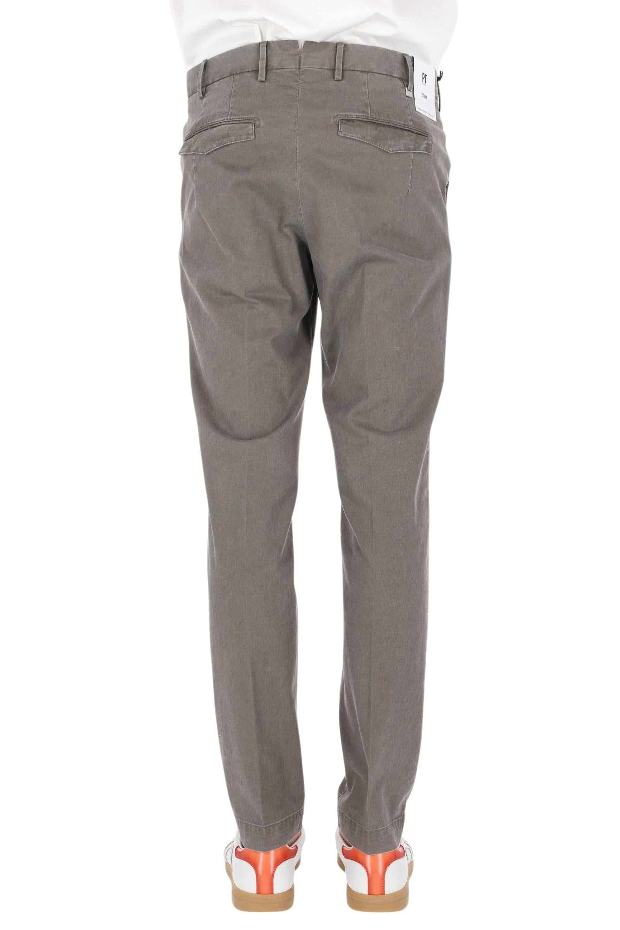 PT Torino Pantalone in tricotina di cotone Master fit COALMAZ00CL1 TU18 0100