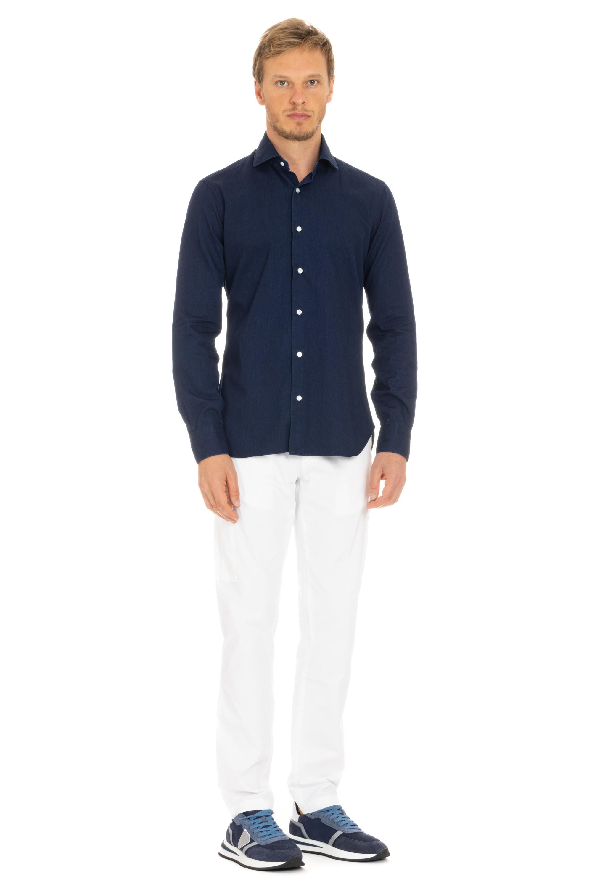 Camicia in denim scuro linea Dandylife LIU13P0140005.U 0001 Barba
