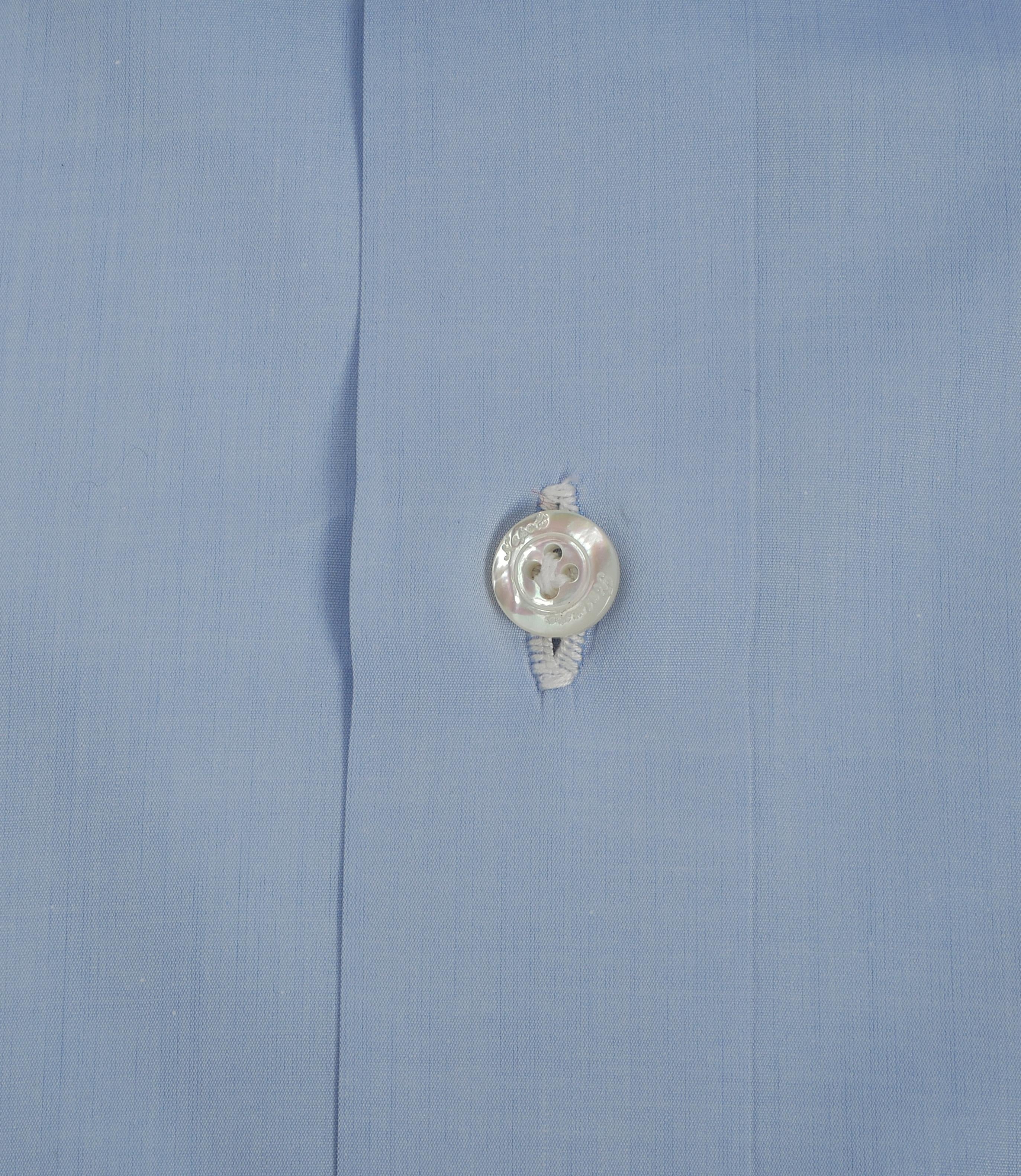 Finamore Camicia sartoriale in cotone giza 45 titolo 170 a 2 linea milano 840610-C0239/2-EDUARDO 14