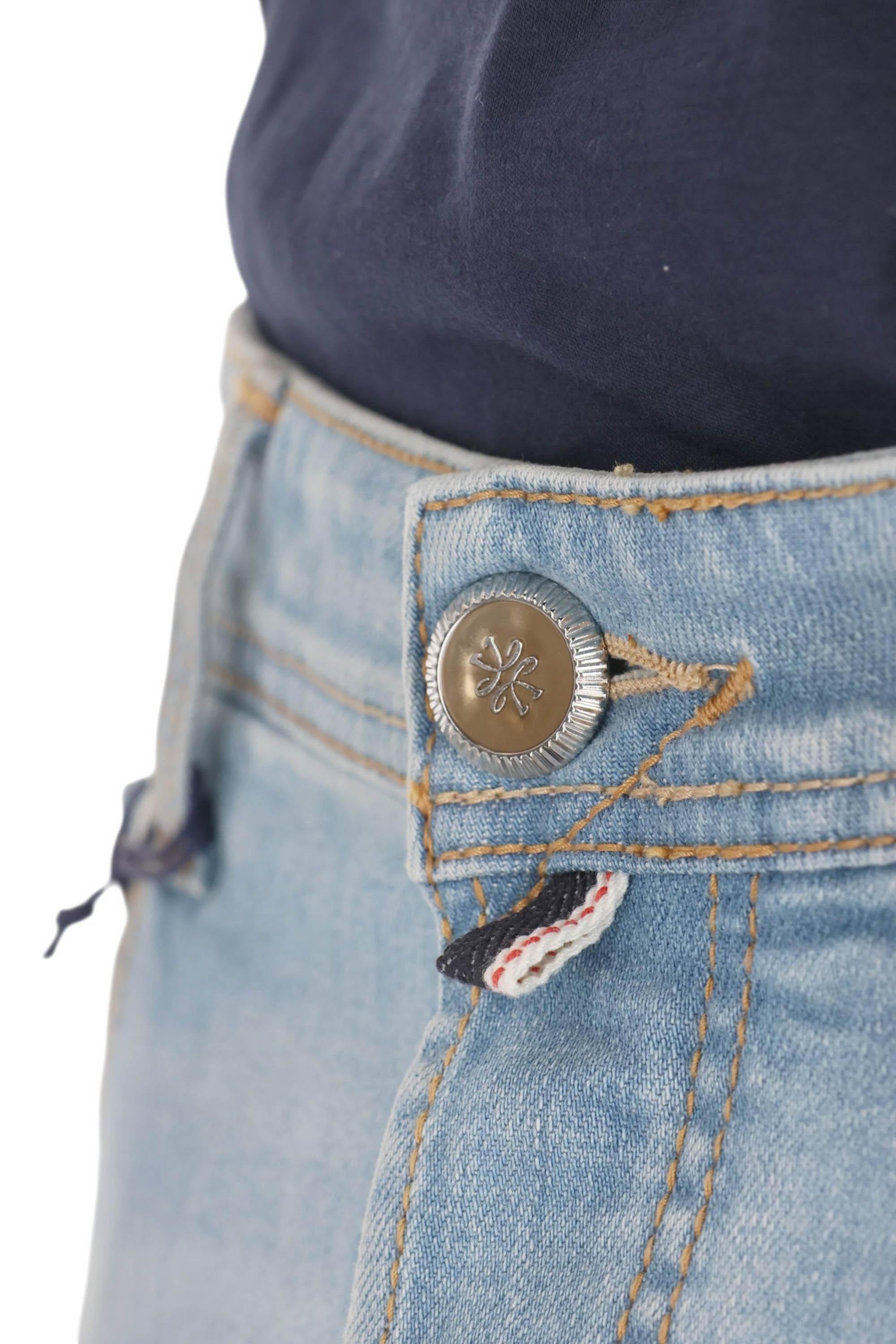 Jacob Cohen Jeans Limited Edition etichetta beige in cavallino Bard fit QL004-081-S3619 300D