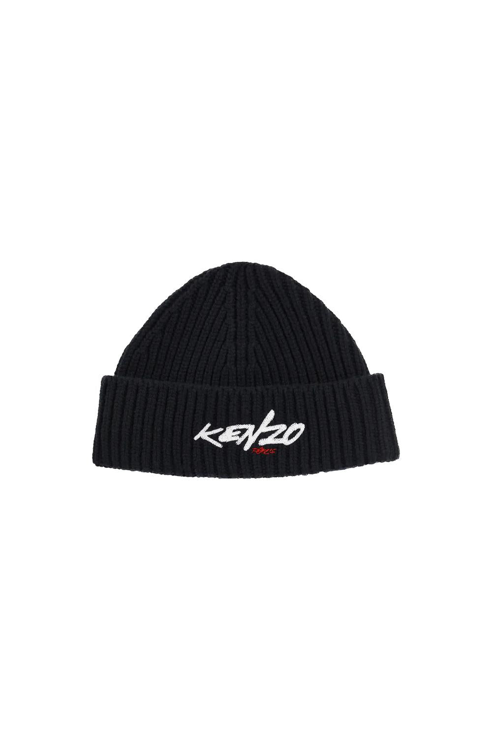 Kenzo Beanie in lana con logo FF68BU230KWB 99