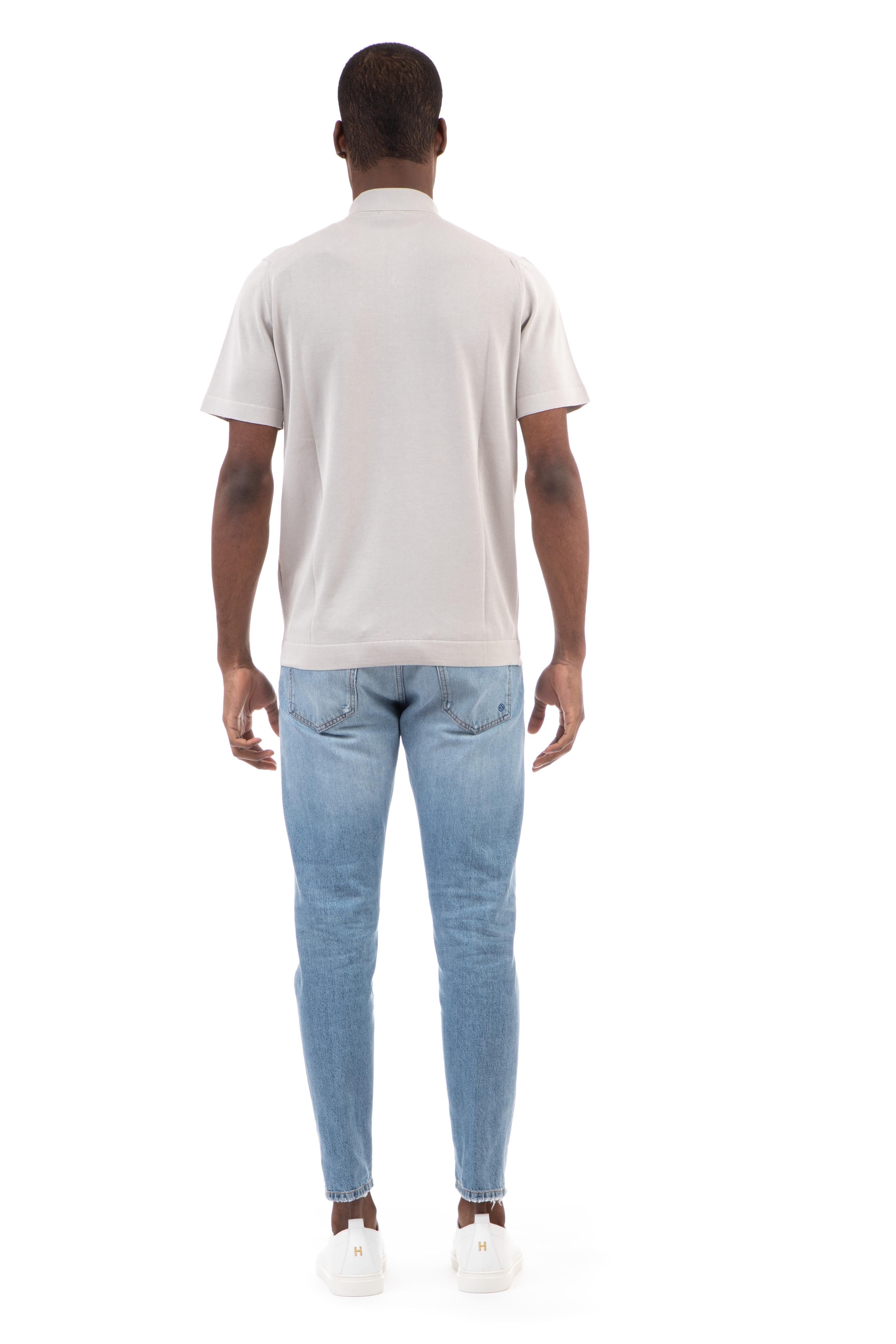 Polo in cotone extrafine D0GF202-N 604 Drumohr