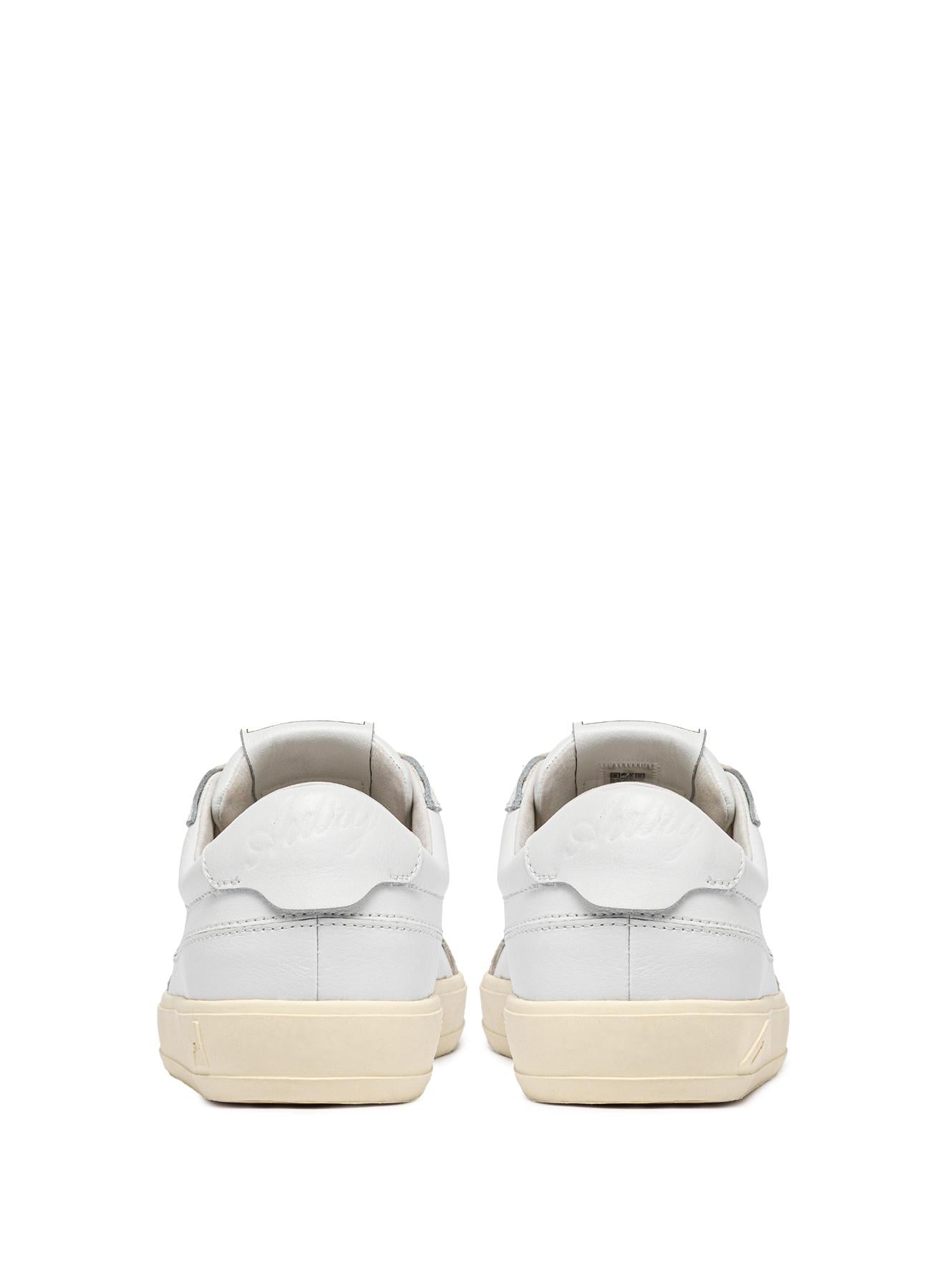 Autry Sneaker Windscape in pelle con talloncino bianco SCLM UK01 WHT/WHT