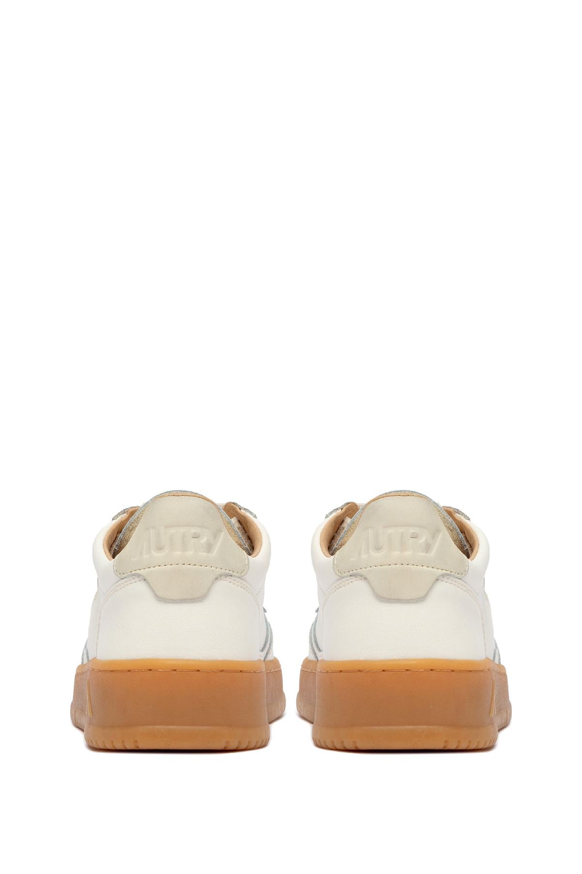 Autry Ssneaker donna Medalist in soft leather AULW BD01 MRSH/MRSH