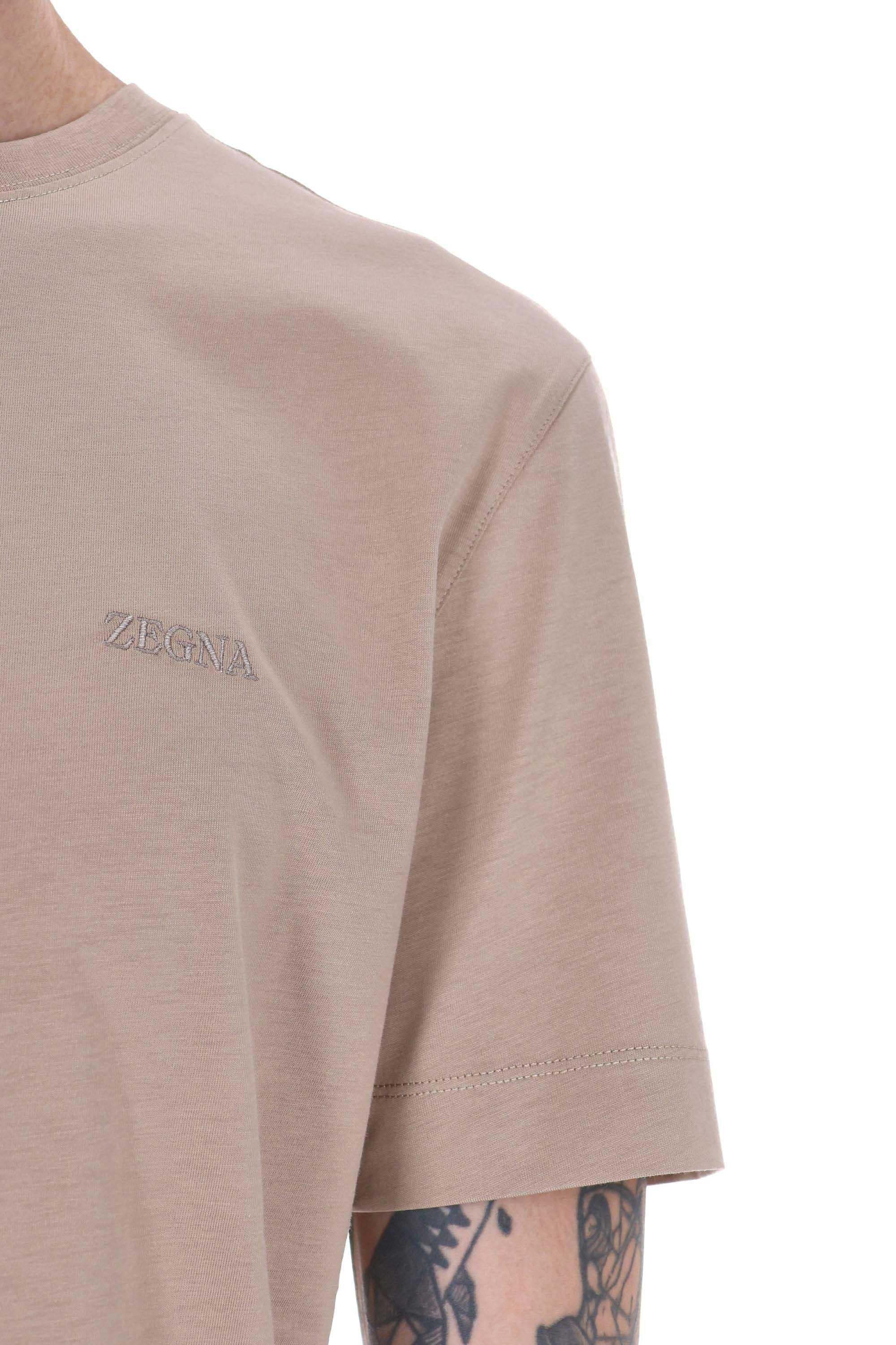 T-shirt in cotone UF360A9 F765/2 N02 Zegna