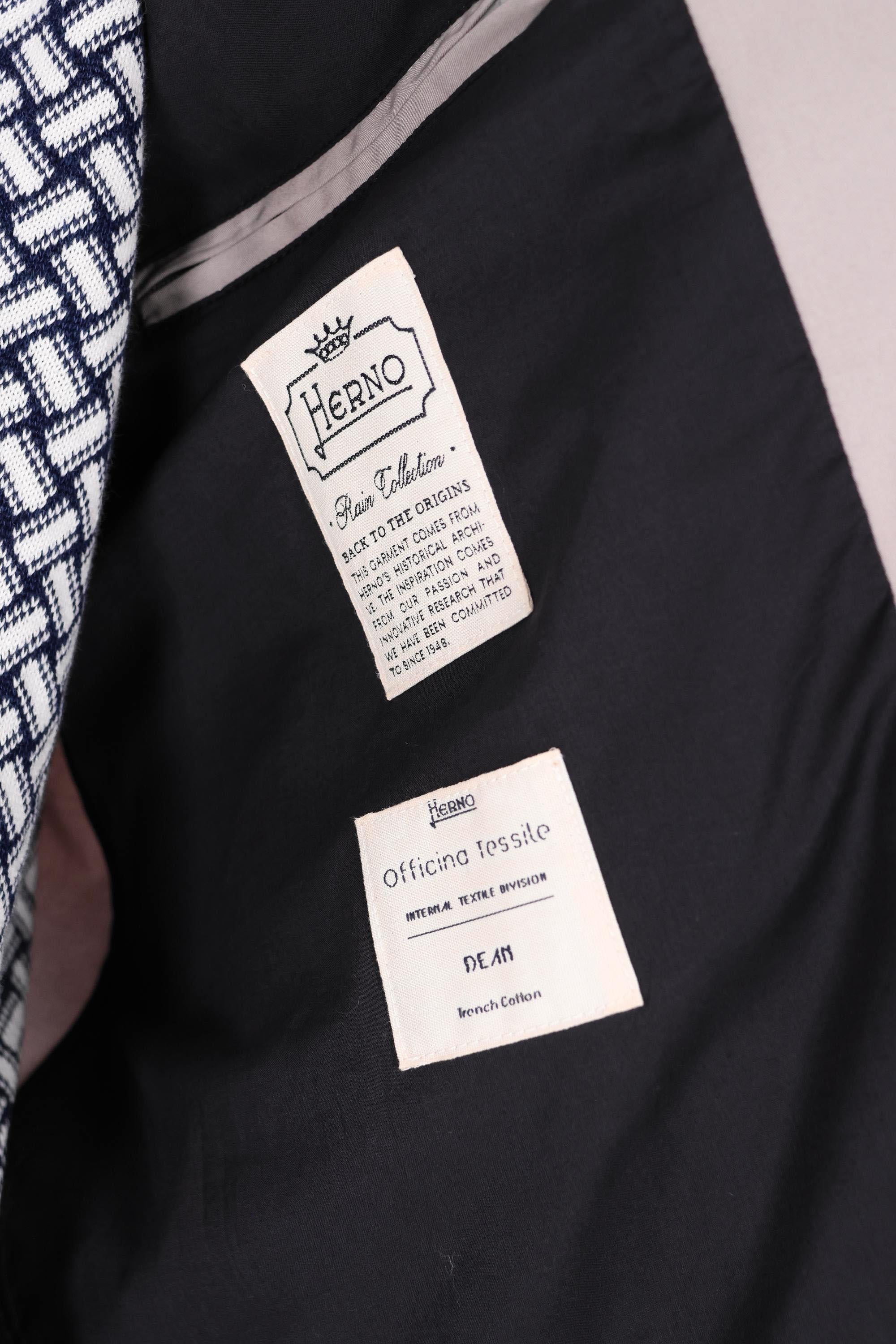 Herno Giubbino rain coat linea Officina Tessile GC000107U 9403