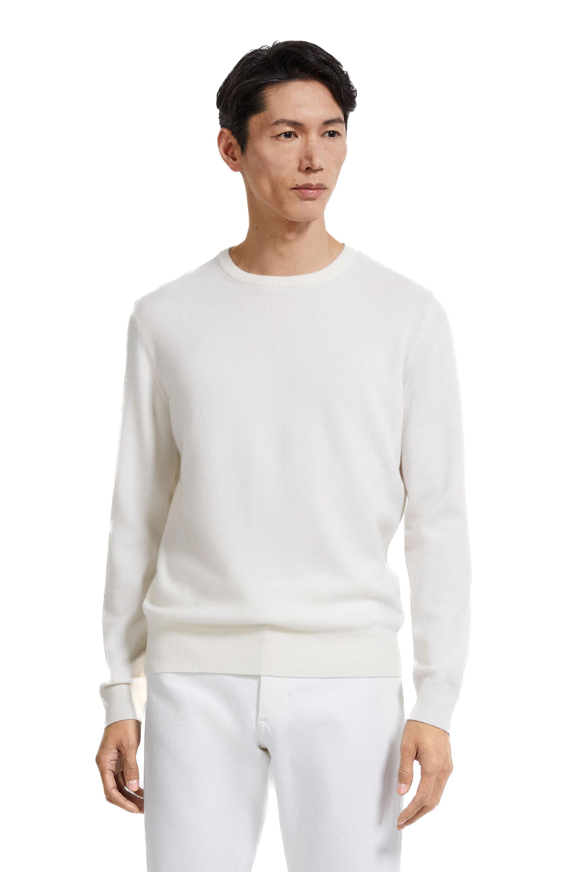 Zegna Maglia girocollo in Oasi Cashmere E8K10 110/4 N91