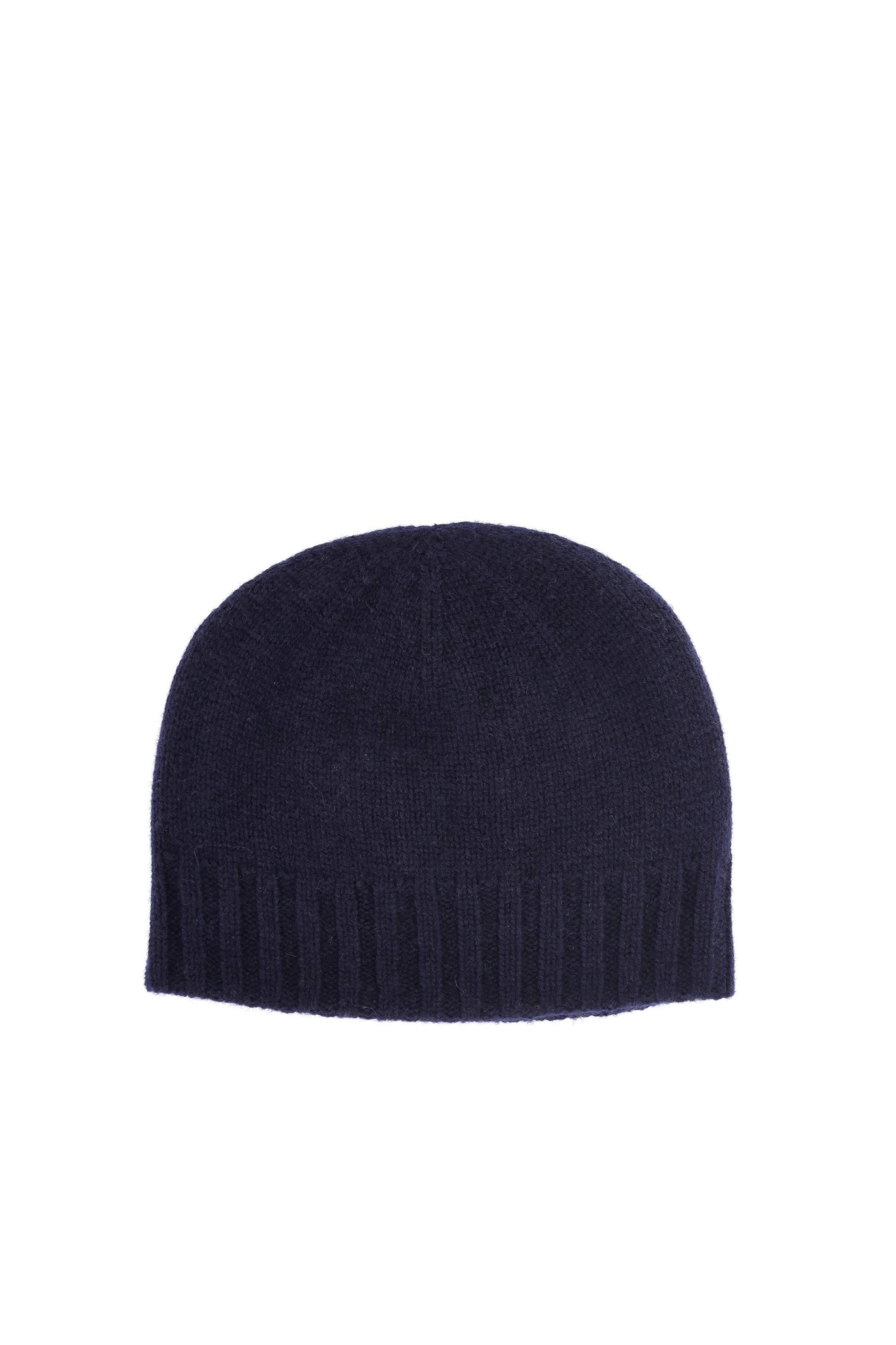 Drumohr Cuffia reversibile in puro cashmere con disegno biscottino D8K750RB AI31