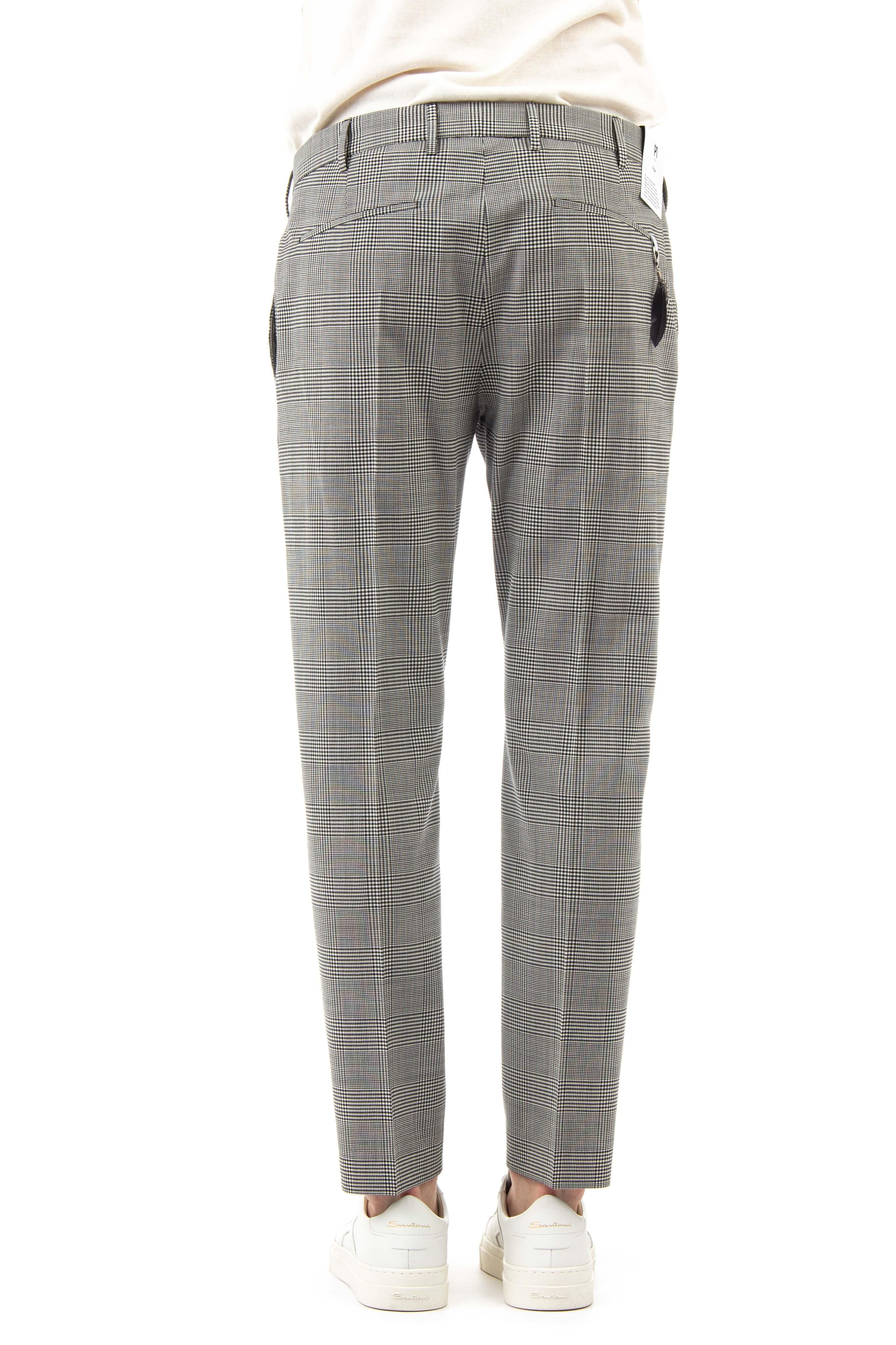 Pantalone in lana principe di galles fit dieci AFX0Z00FWD TO65 0230 PT Torino