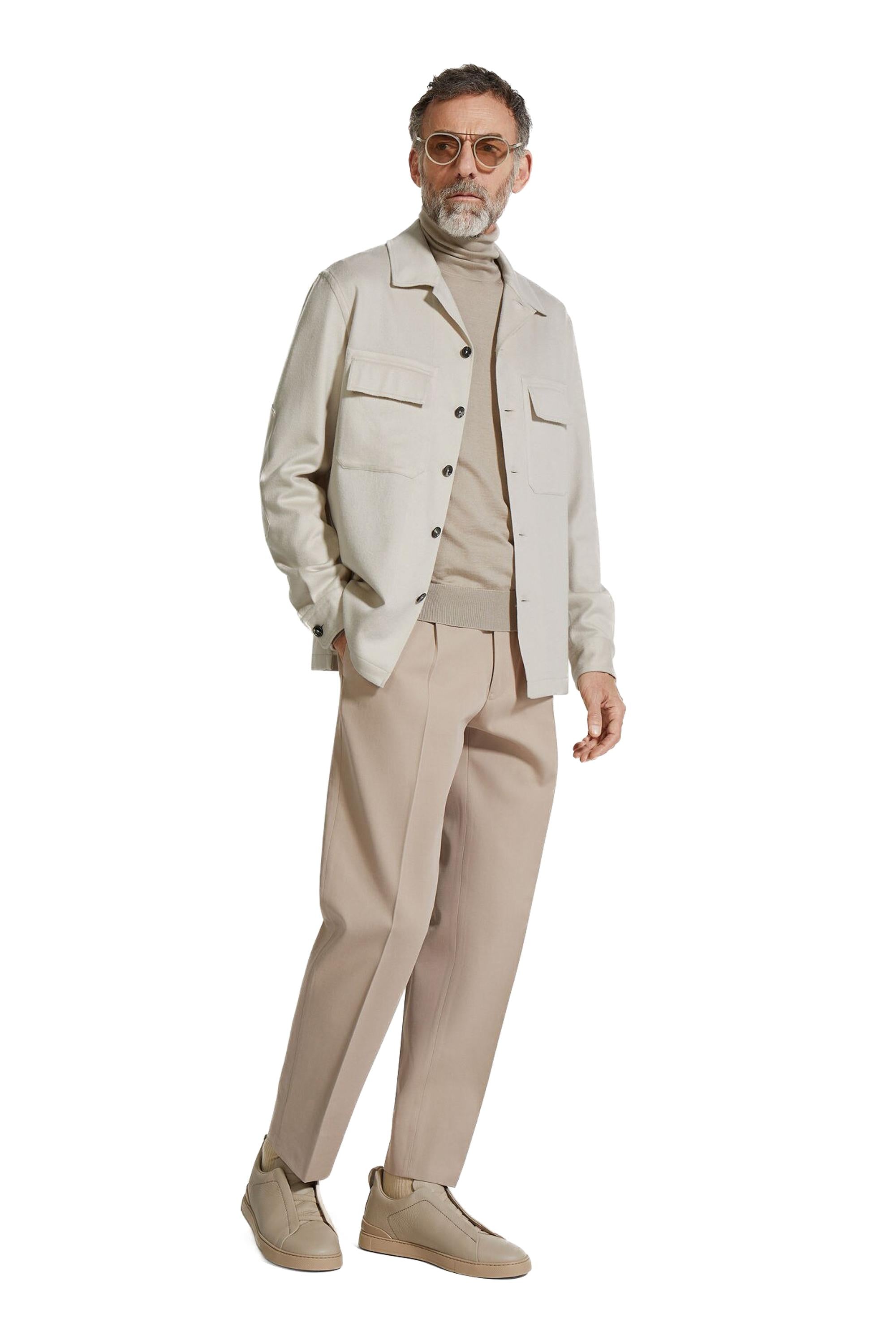 Zegna Overshirt Alba in Oasi cashmere E8V46 SOT6/3 926