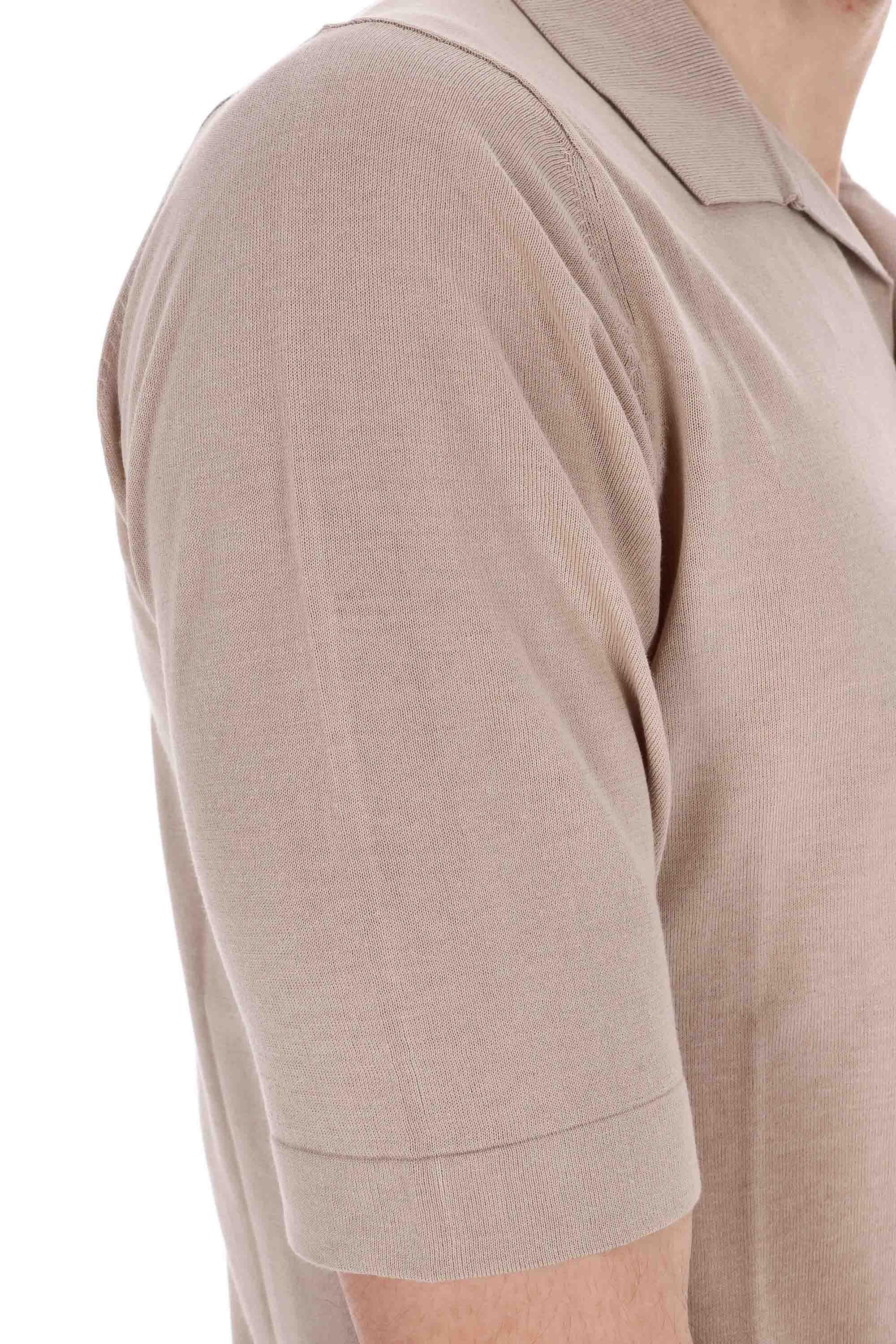 Polo open collar in fine cotone B2W104 18C23-2 14280 Ballantyne