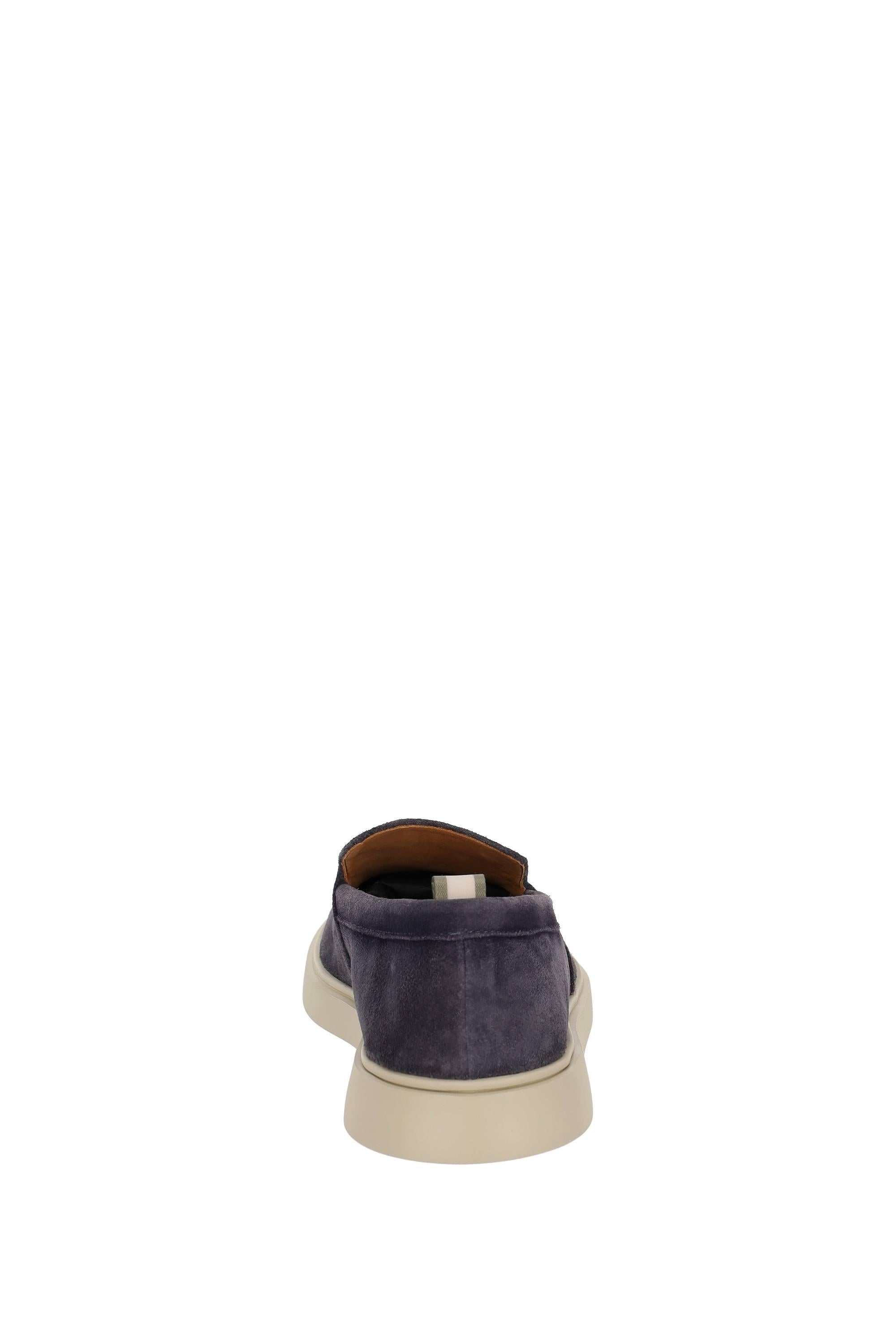 Officine Creative Slip on in camoscio mod. Bones OCUBONE002LC146E410 F,DO AVORIO