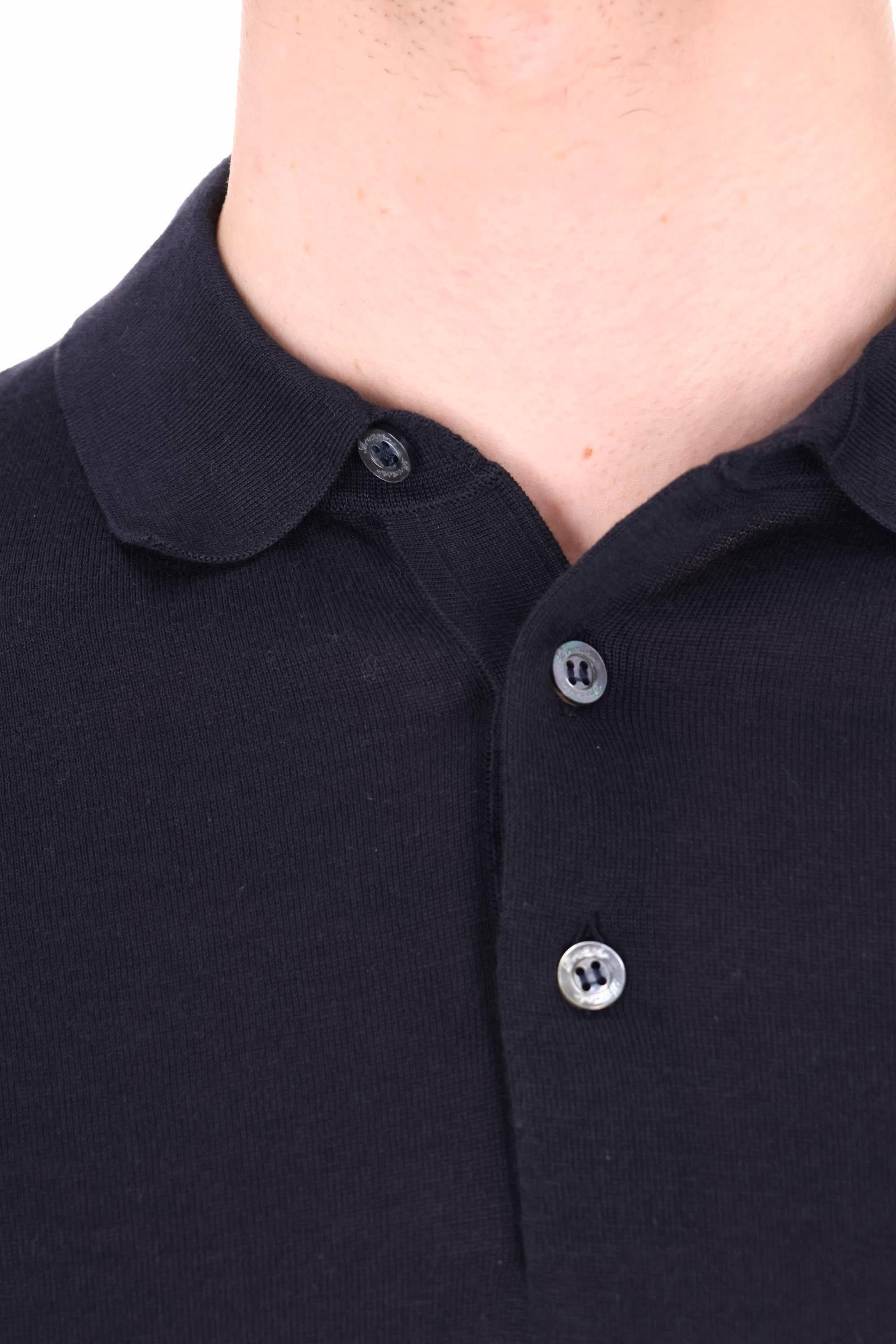 Drumohr Polo manica lunga in cotone D0GN214L-3 795