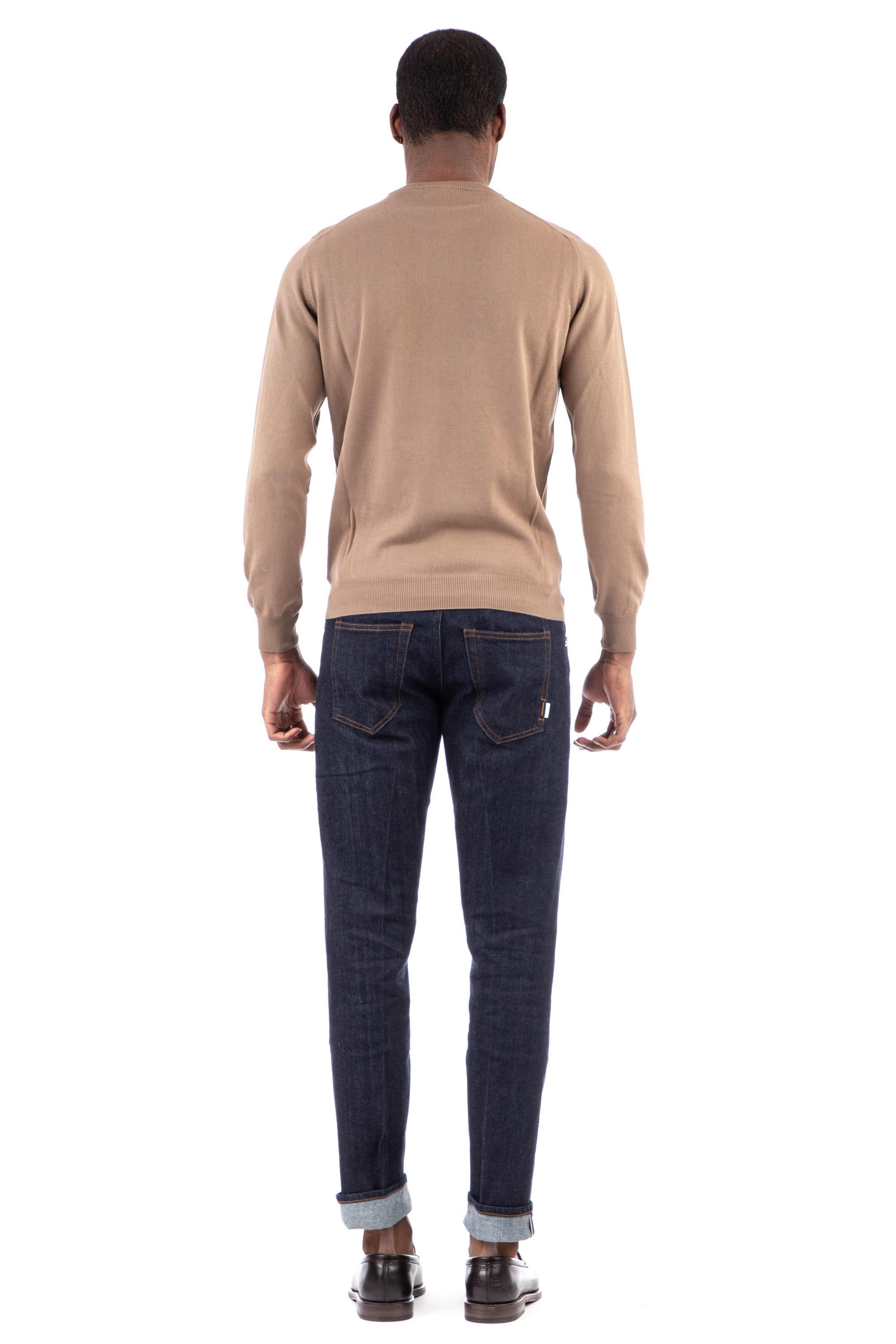 Maglia girocollo in cotone giza superior MU330F 167F/2 0262F Il Setaccio