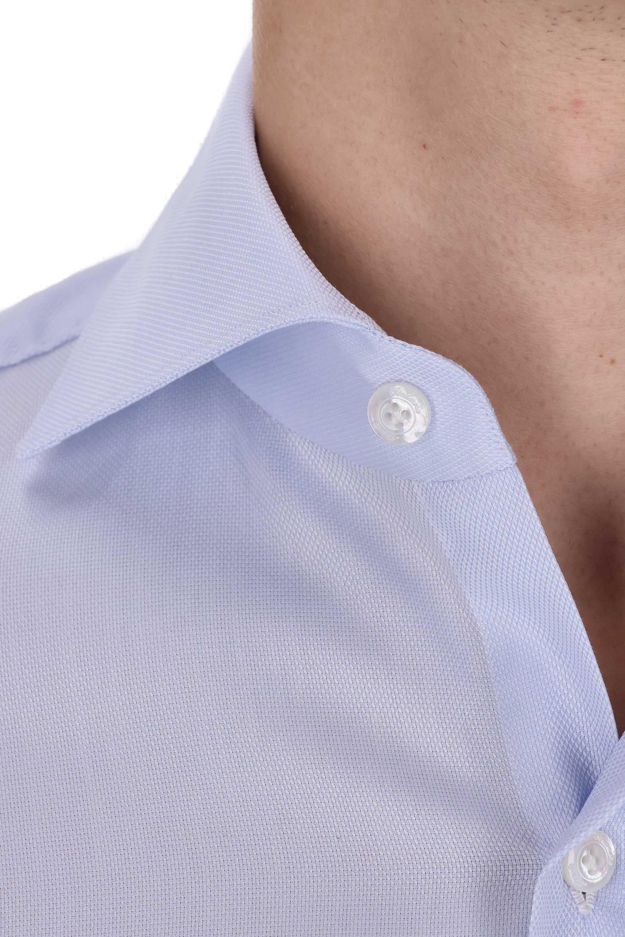 Finamore Camicia sartoriale Traveller in royal oxford linea Milano ML-149197-C0238T 02
