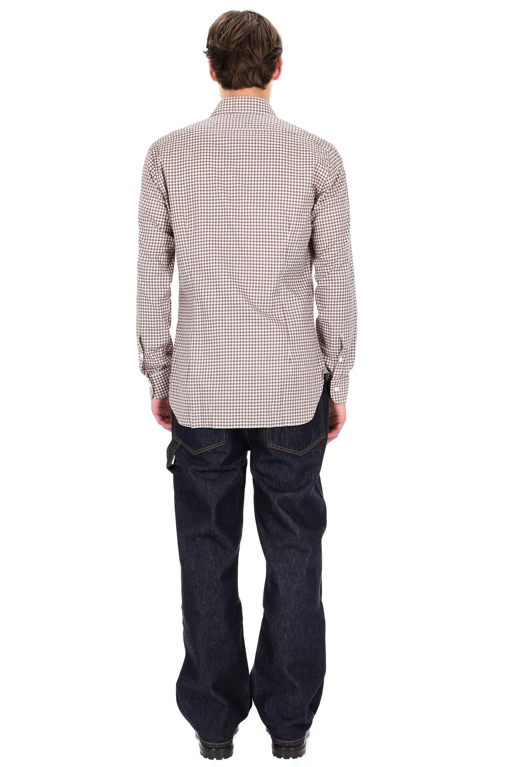 Barba Camicia sartoriale micro quadretto linea Culto K1U13P0150018.U 0002