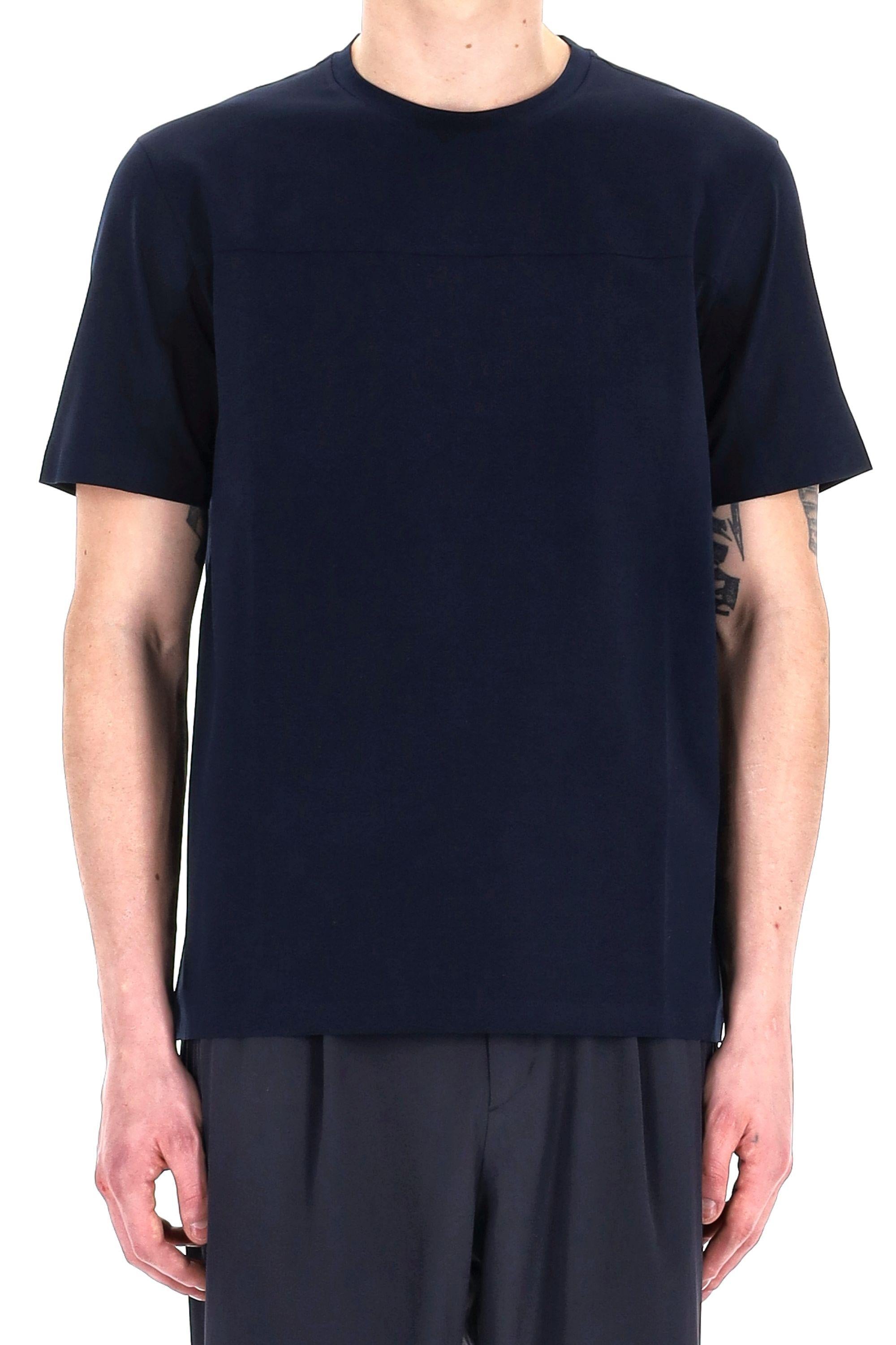 Herno T-shirt in cotone con termo nastrature JG000237U-2 9200