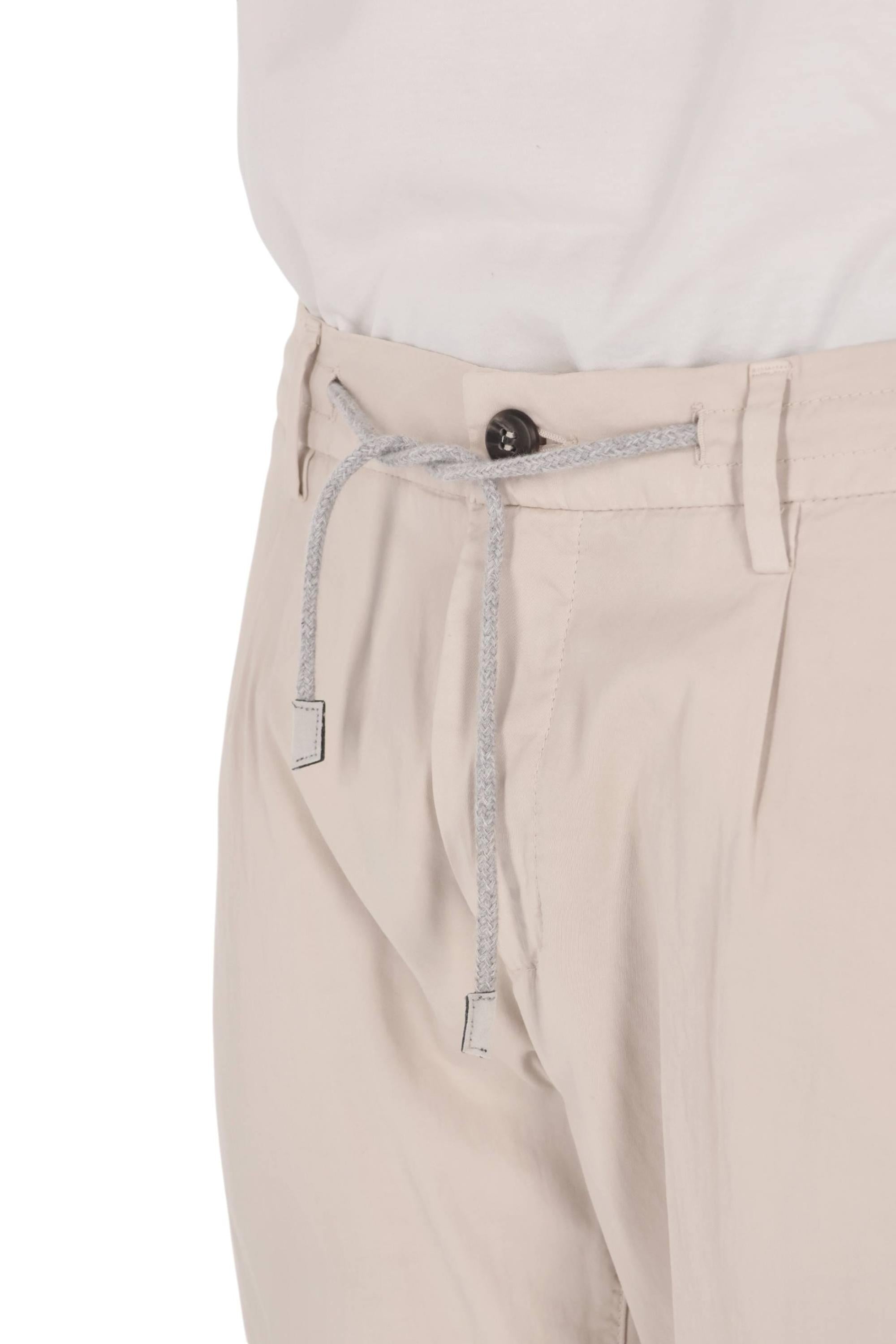 Eleventy Pantalone jogger in cotone-seta M75PANB21 TET0K004 02N