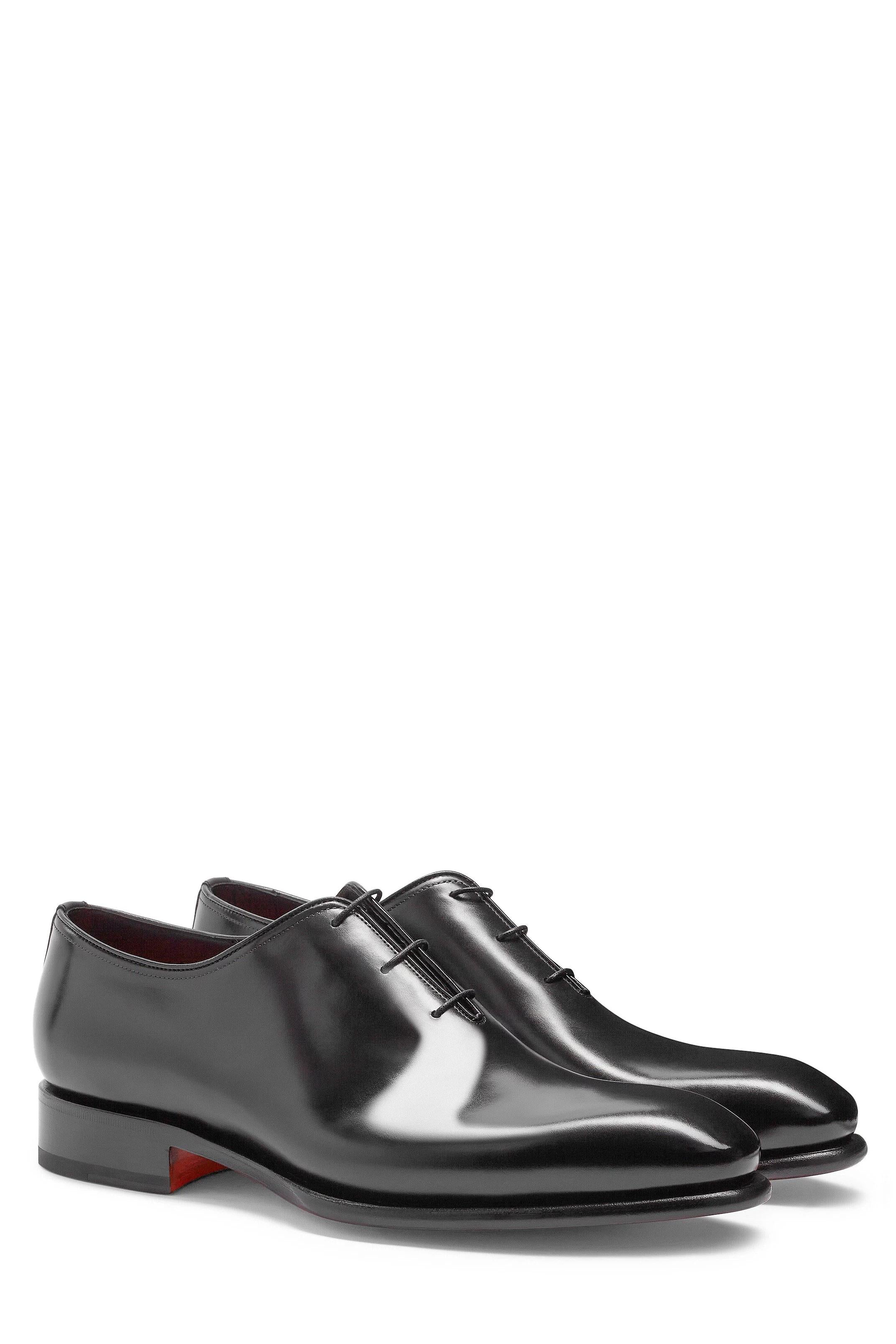 Santoni Scarpa stringata oxford in pelle anticata MCCR16229MC1HVVD N01