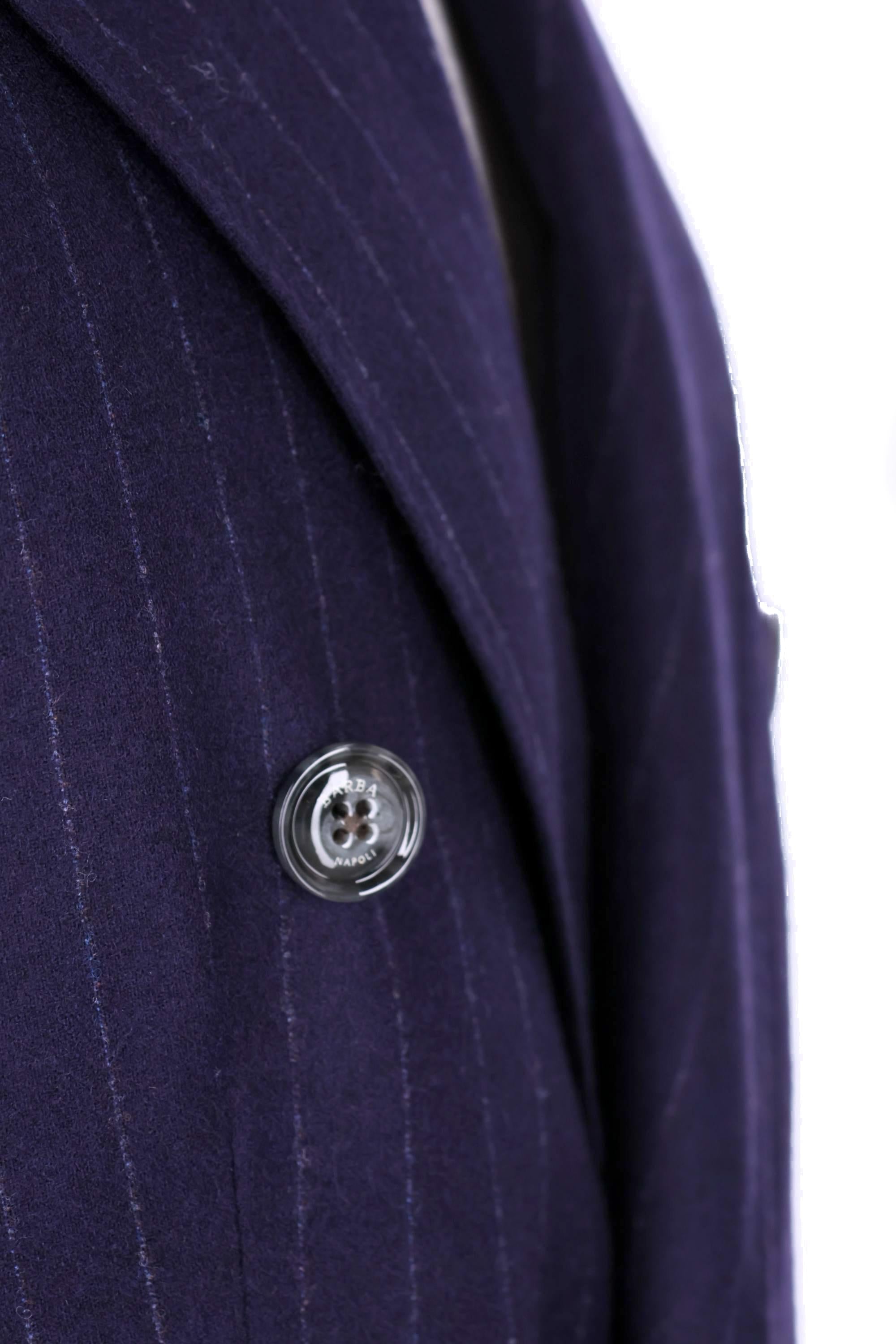 Barba Abito gessato doppiopetto in lana comfort S6__51074 0089