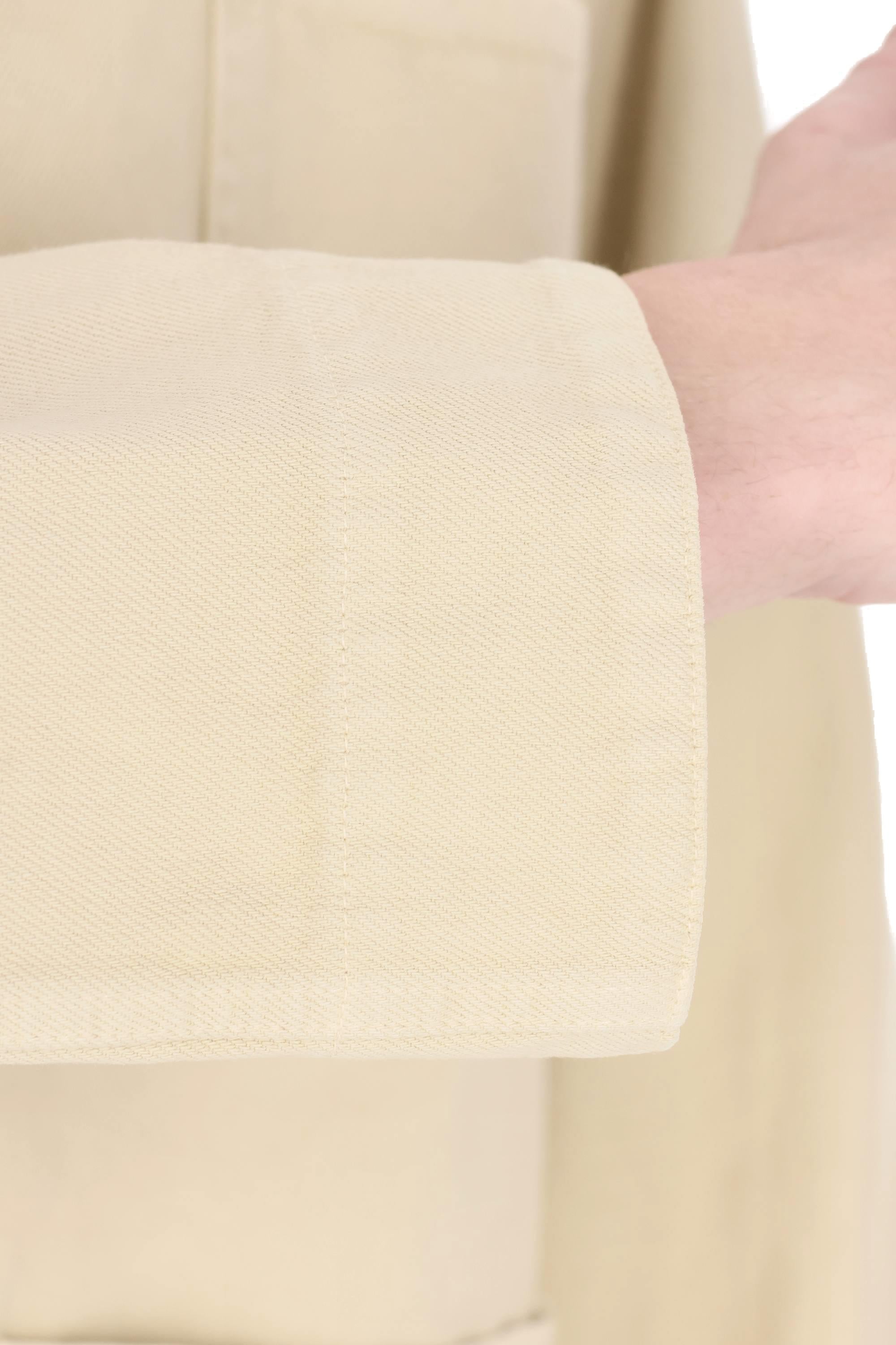 A.P.C. Overjacket multi tasche in cotone diagonale COGZV-H32002 BAG-SABLE