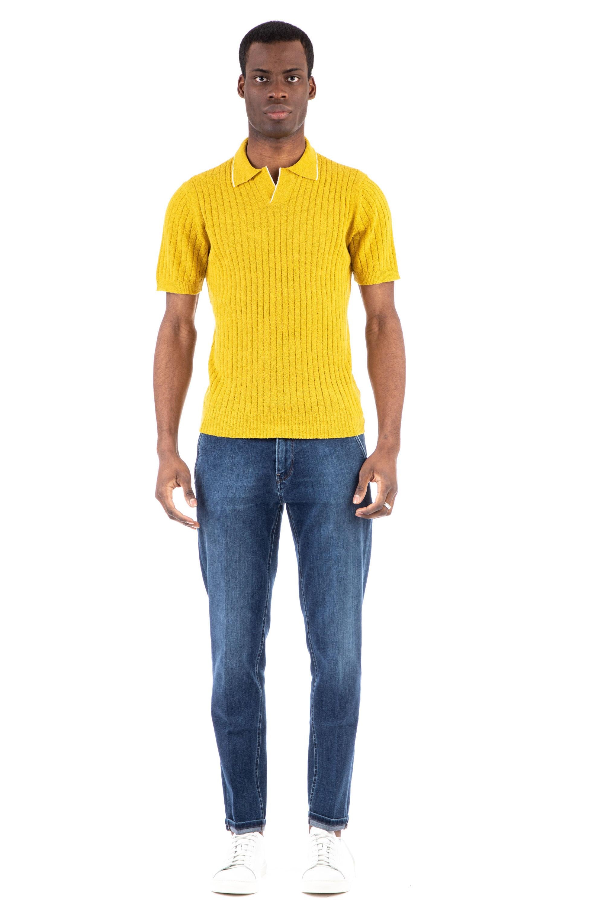 Polo open collar in spugna superlight ZP16004BC ZP02 Il Setaccio