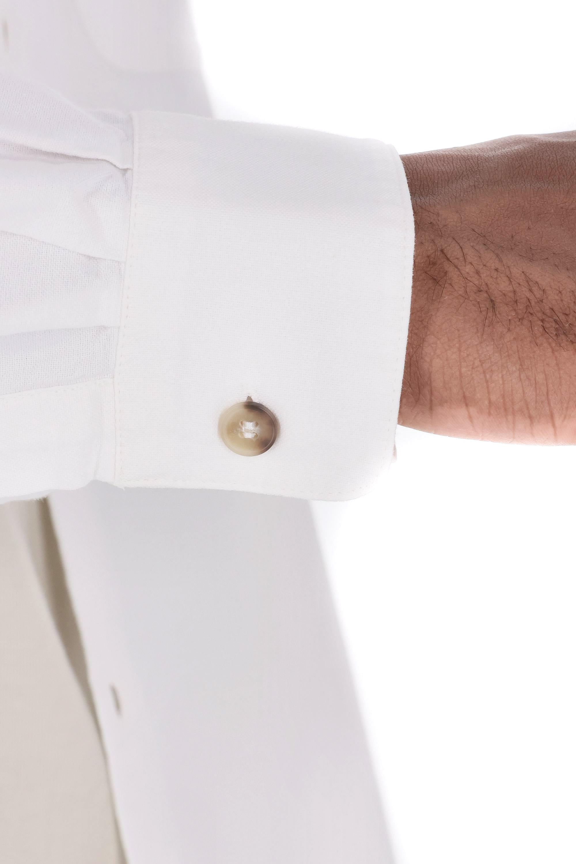 A.P.C. Camicia in piquet di cotone con taschino Relax fit COHAH-H12599/2 AAC
