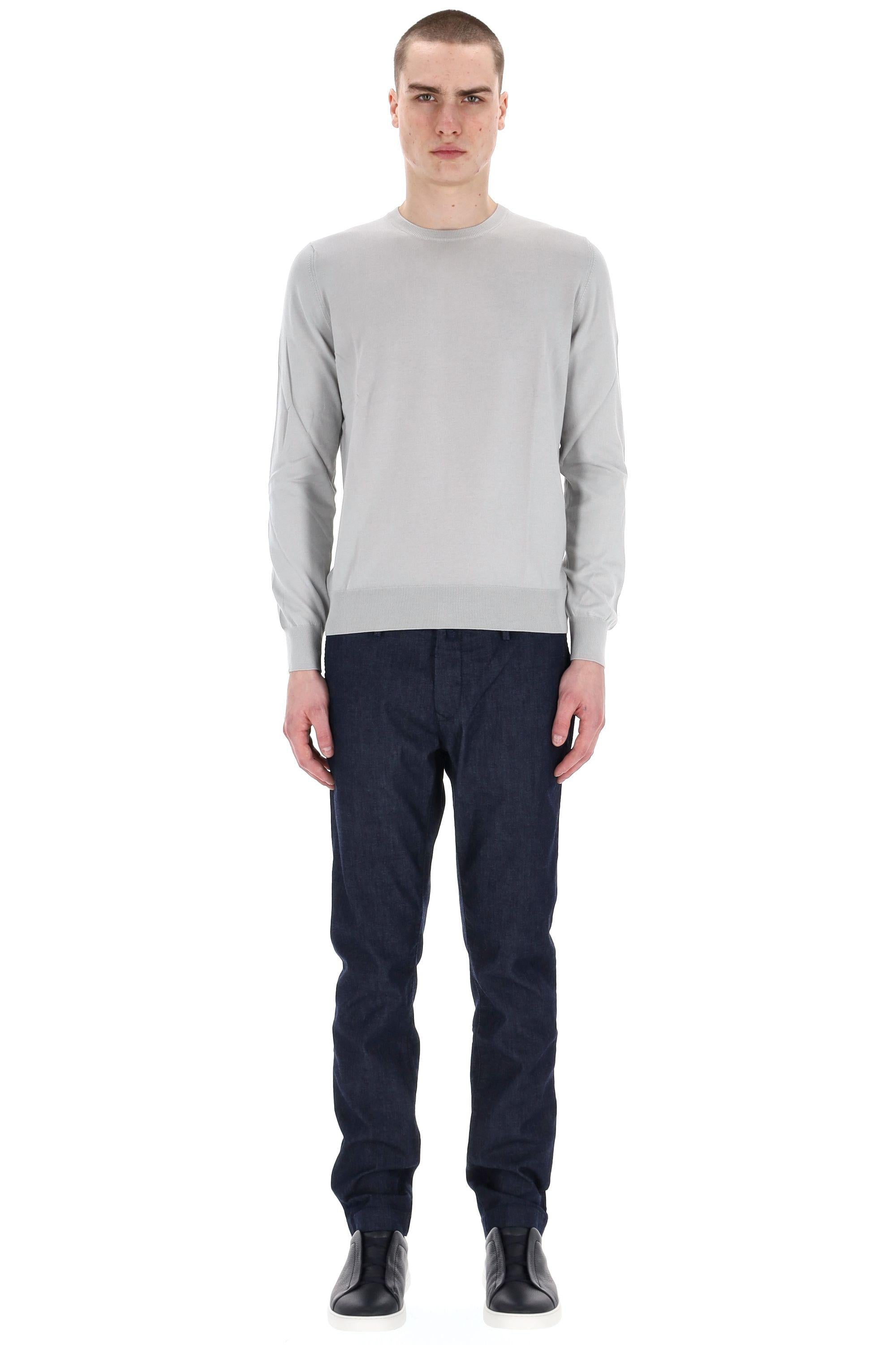 Maglia girocollo in cotone 55567 21801/2 053 Barba
