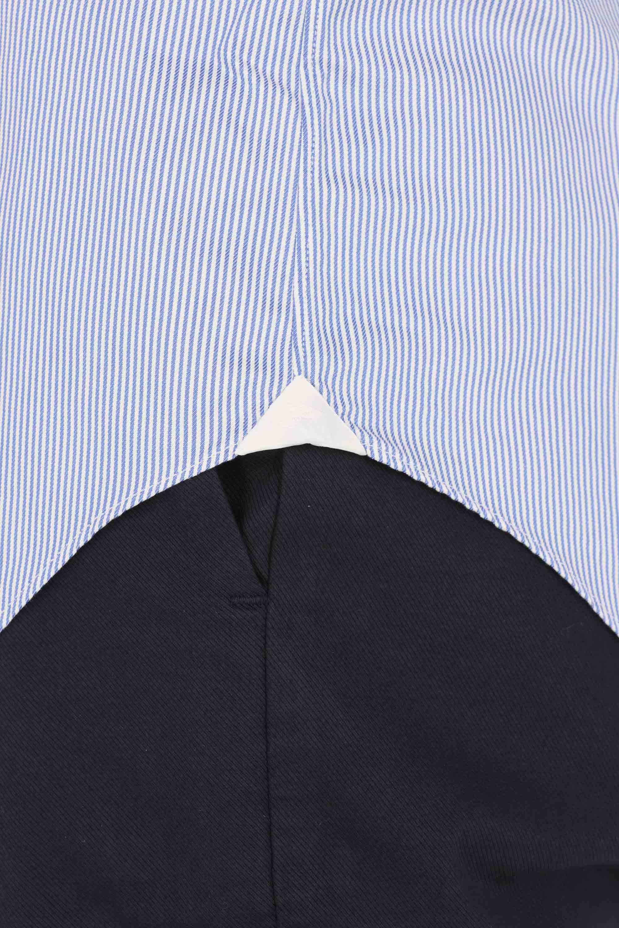 Finamore Camicia sartoriale bacchettata in twill 120's linea Milano ML58-460109-C0511E 02