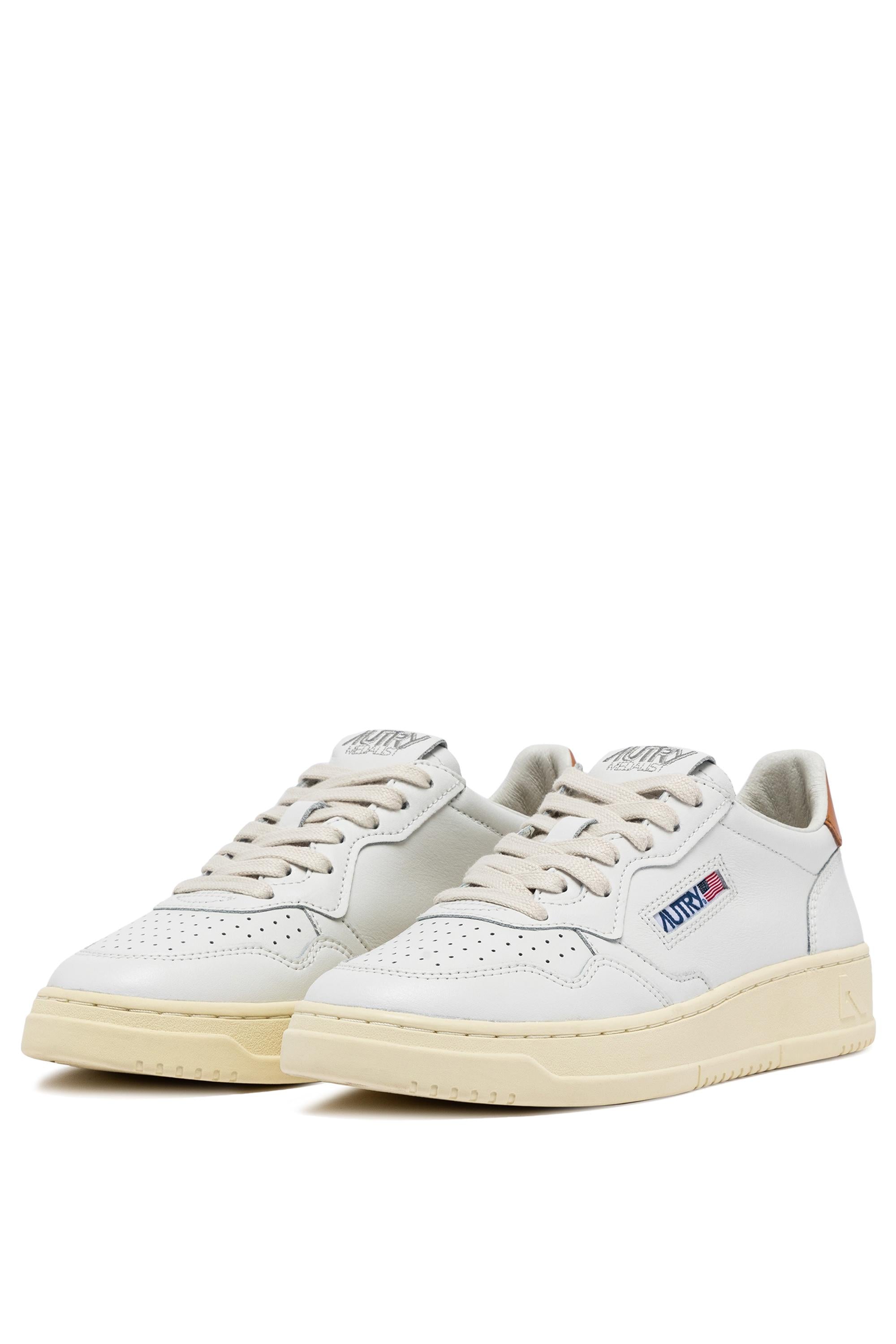 Autry Sneaker donna Medalist talloncino nocciola AULW LL76 WHT/SNDSTRM