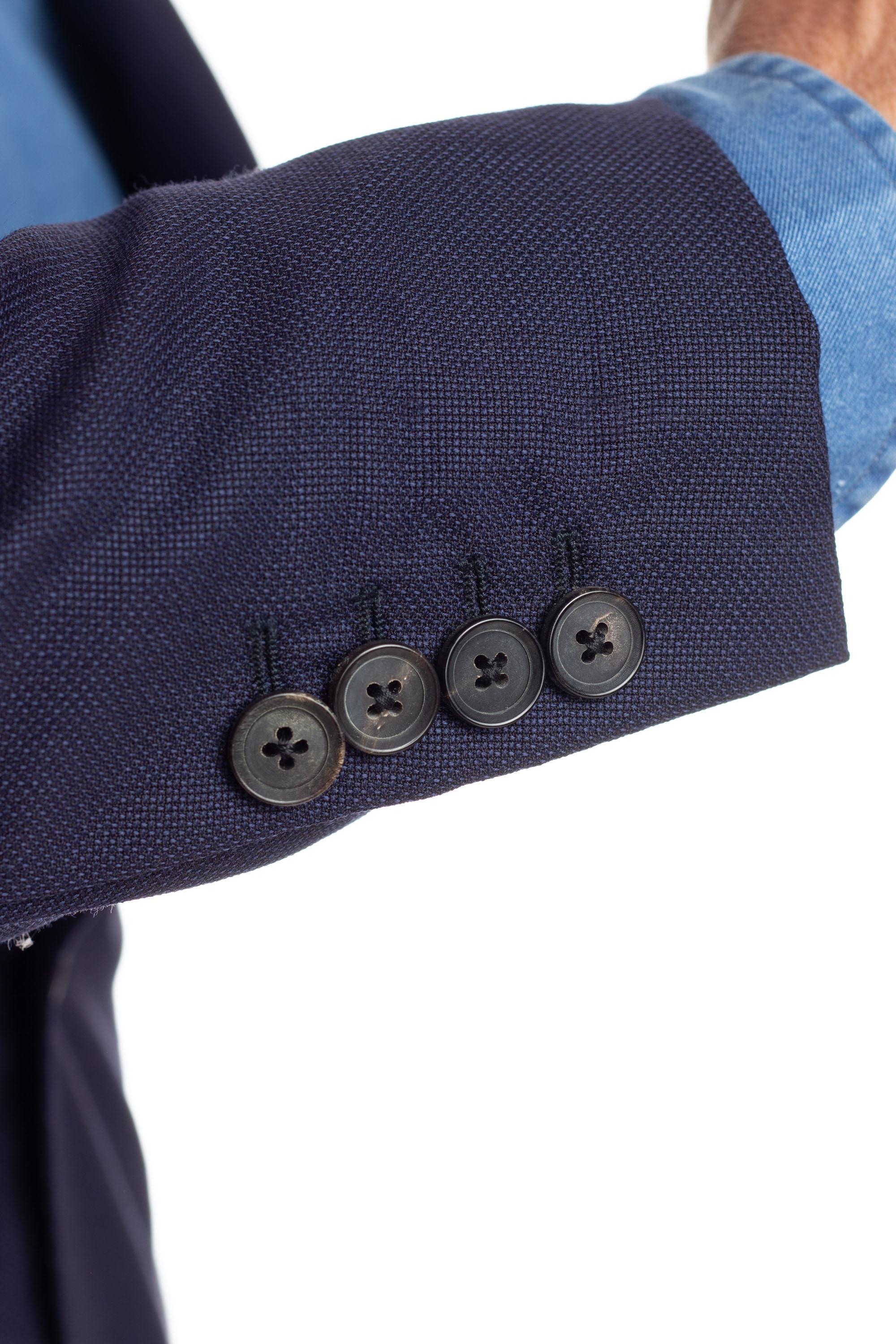 Giacca sartoriale in hopsack di lana mod. LQ Parma LQ1GM211F 290227 0120 Caruso