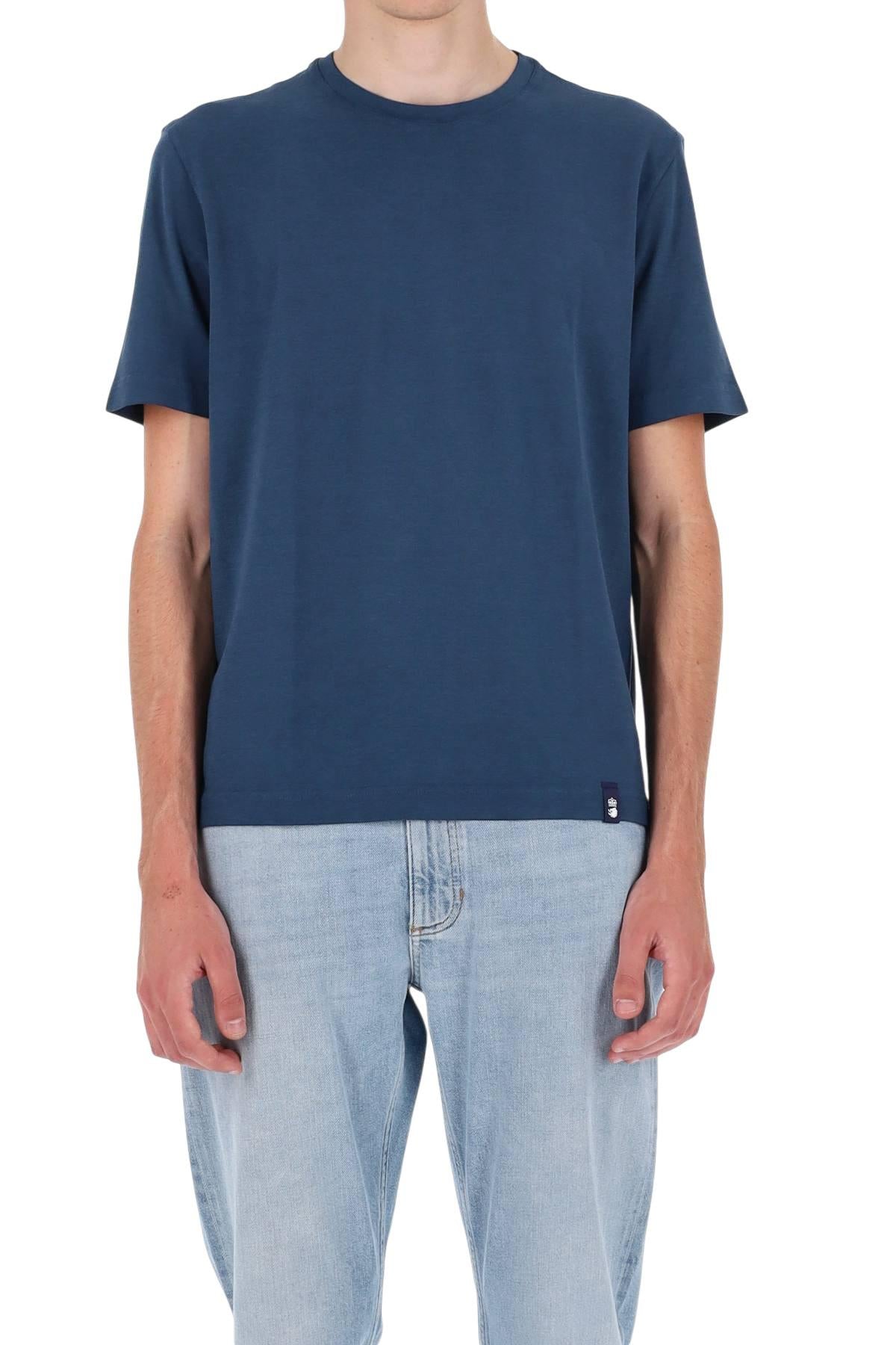Drumohr T-shirt in cotone ice cotton DTJ100B. 795