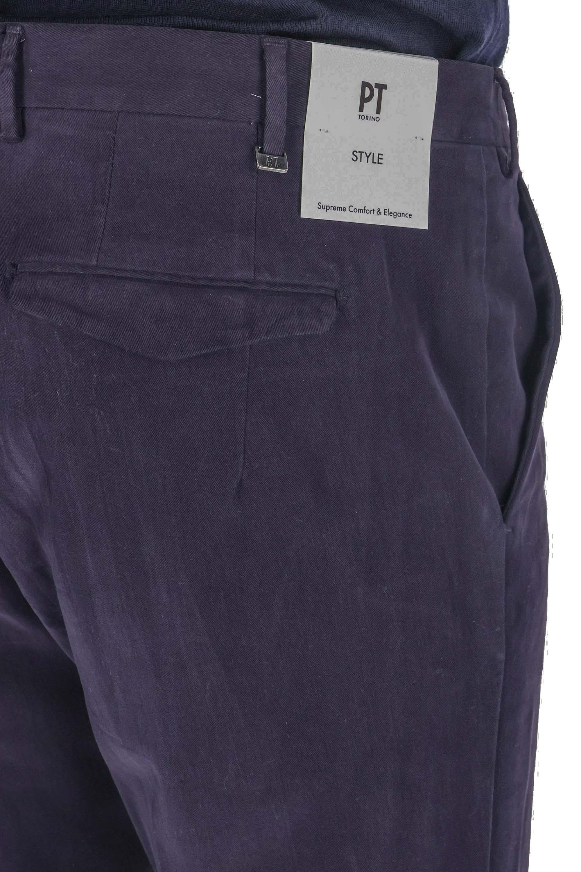 PT Torino Pantalone in gabardina di modal-cotone Master fit ATMAZ00CL1 NU46.3 Y384