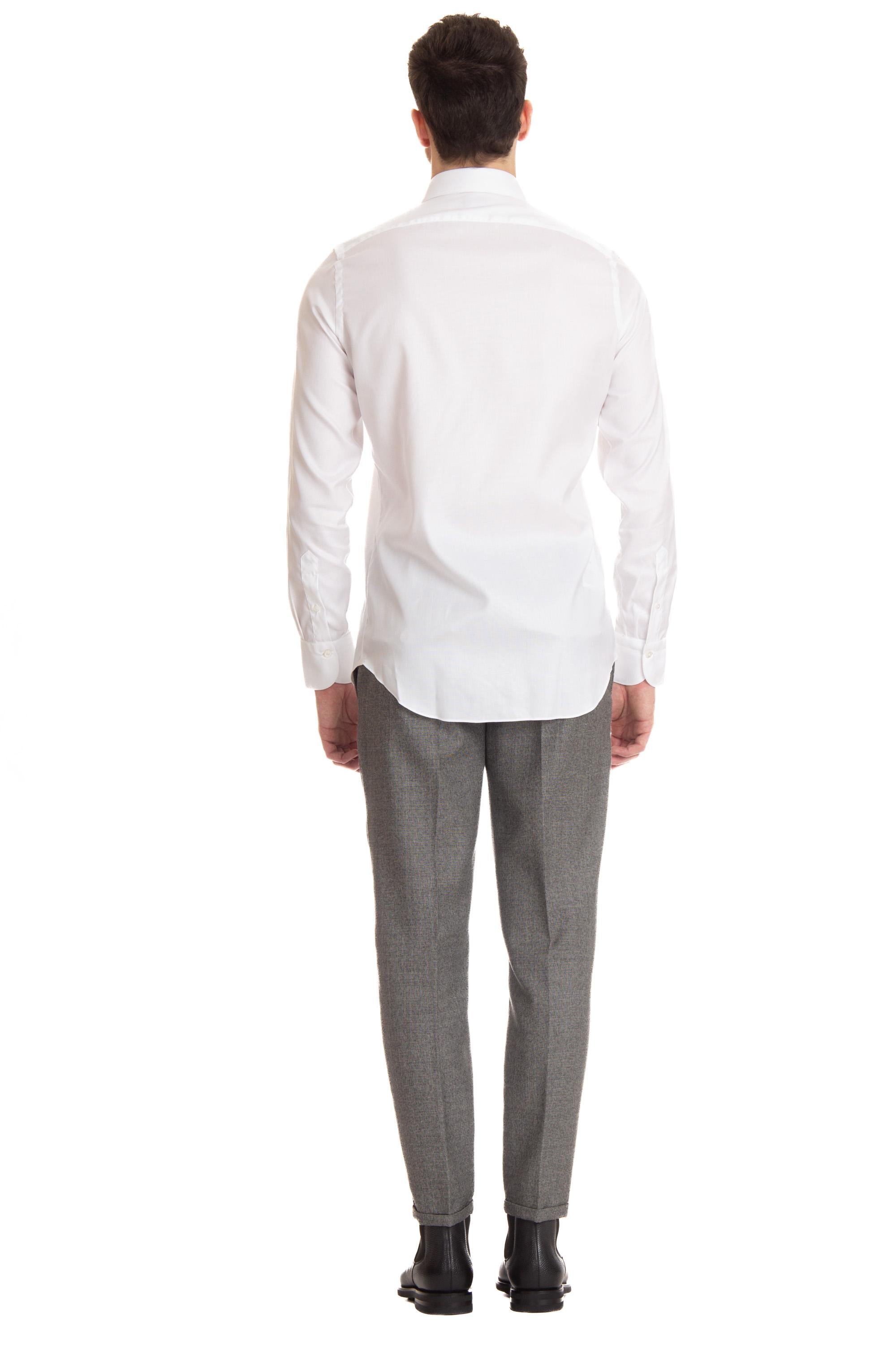 Finamore Camicia sartoriale in cotone Traveller ML-ZNPS-Z 149197 A3091T 01