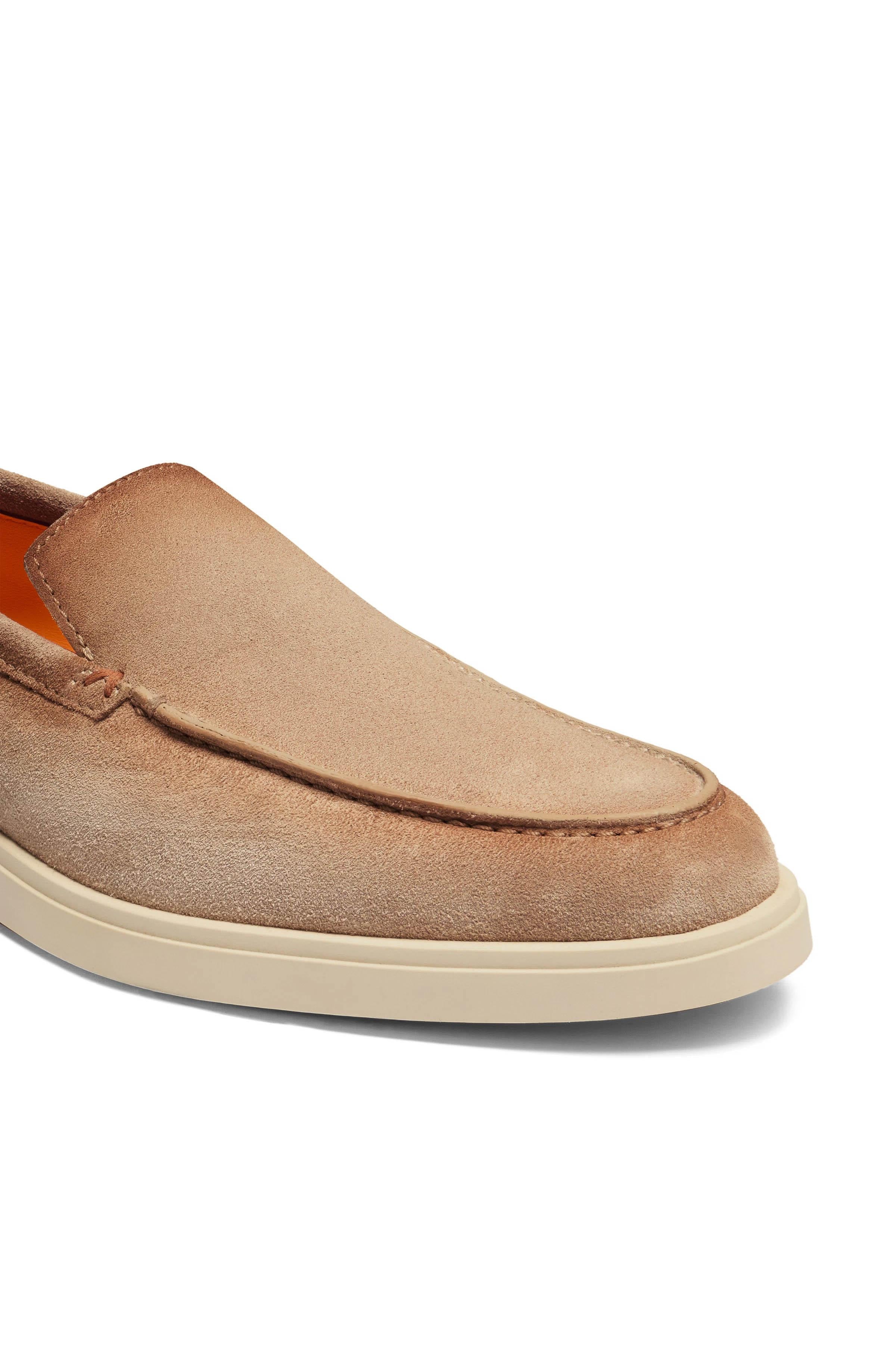Santoni Scarpa slip on in camoscio MGDT17824TICBGEX C30