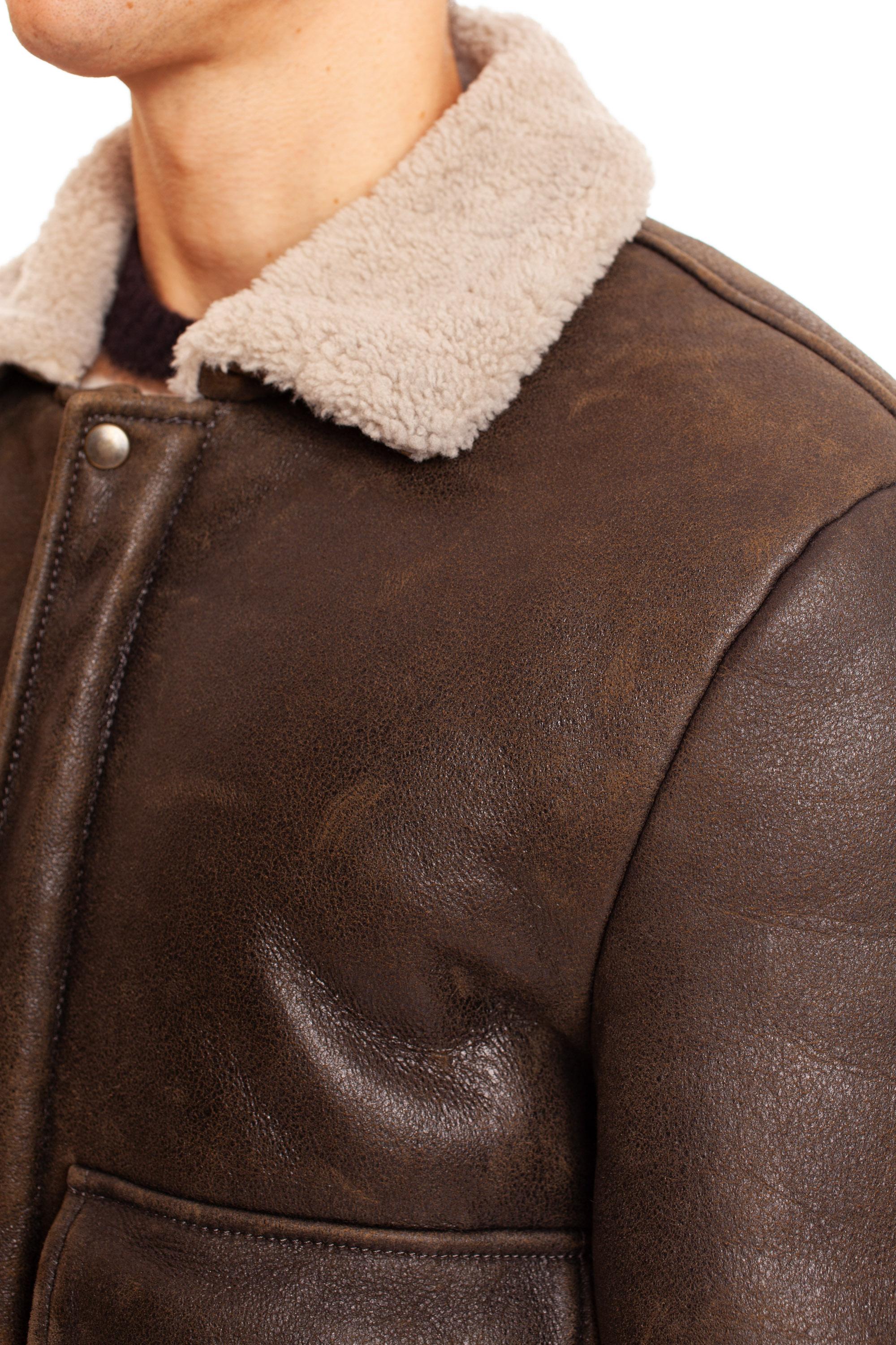 Salvatore Santoro Montone artigianale con zip e collo camicia 45523-U ASFALTO