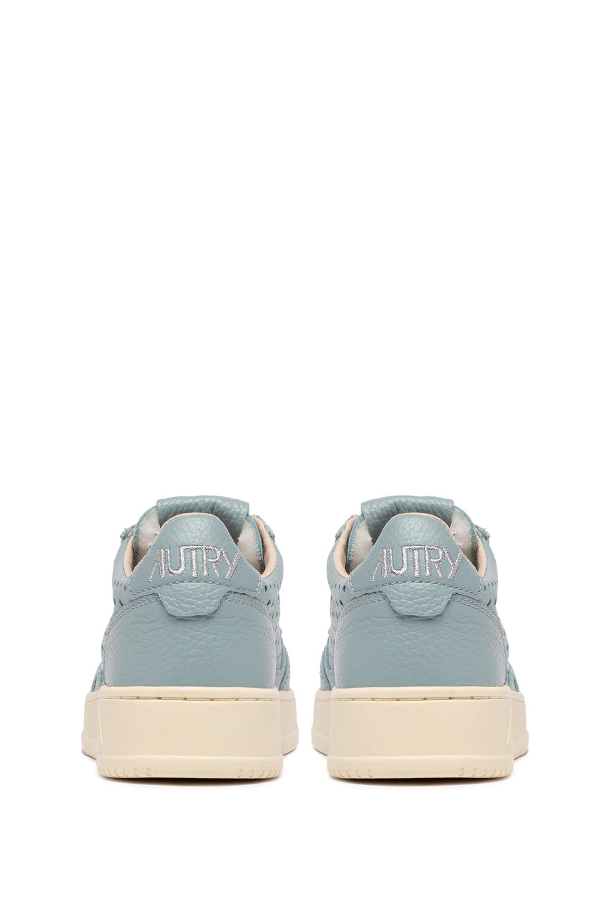 Autry Sneaker donna Medalist in pelle traforata AULW FA02 AZURE