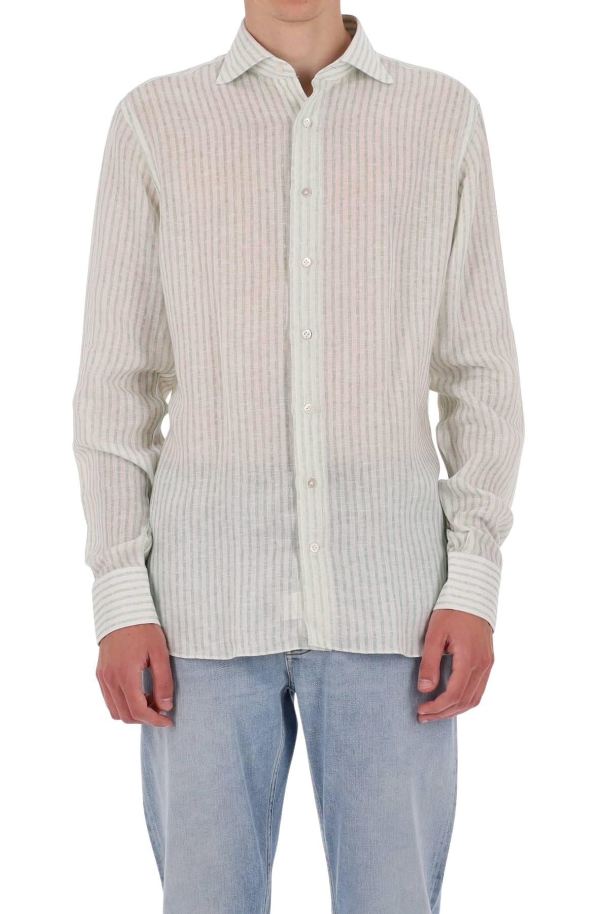 Borriello Camicia rigata in lino 22051/2 9