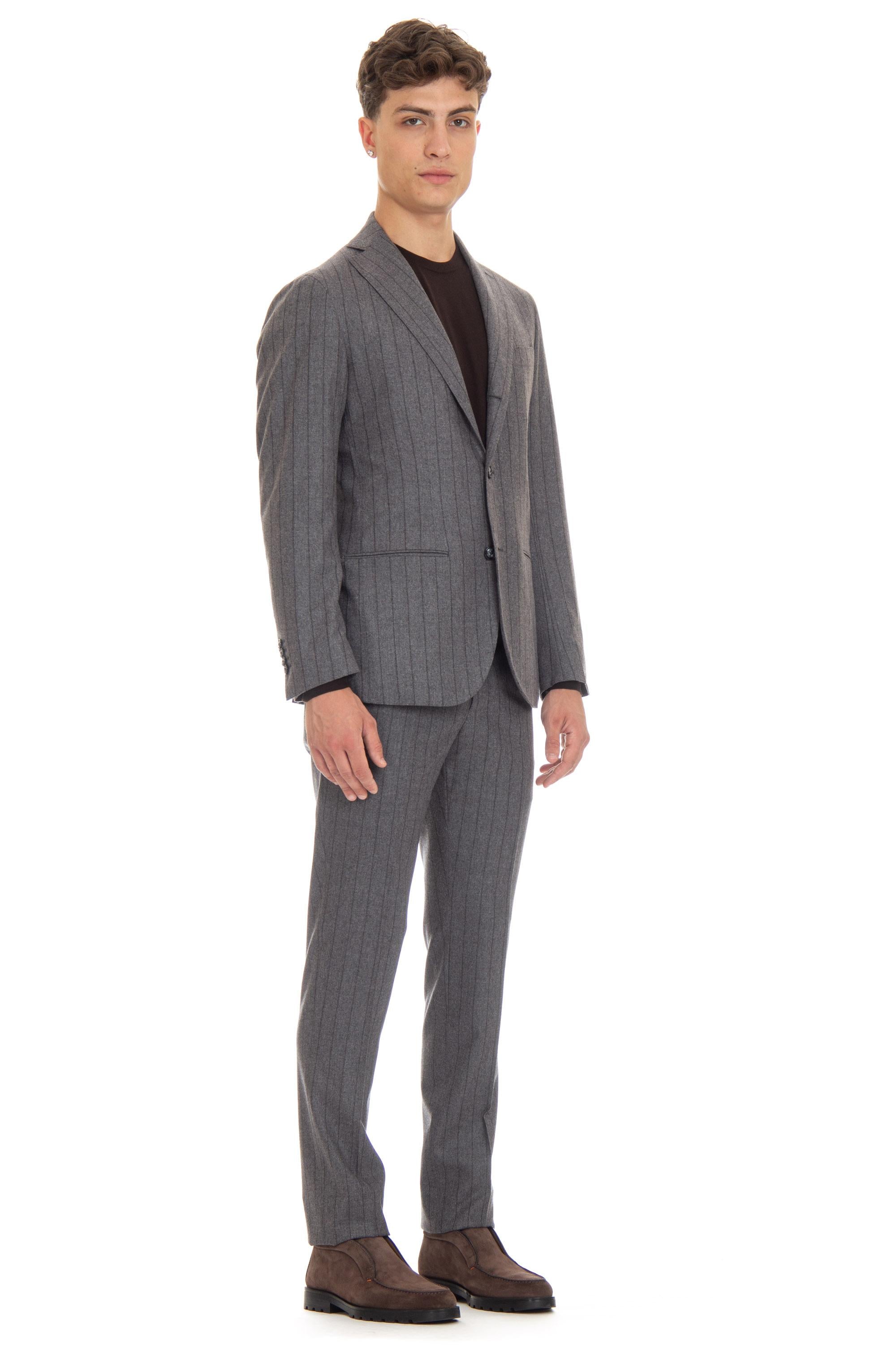Barba Abito gessato in lana comfort S1 43010 0001