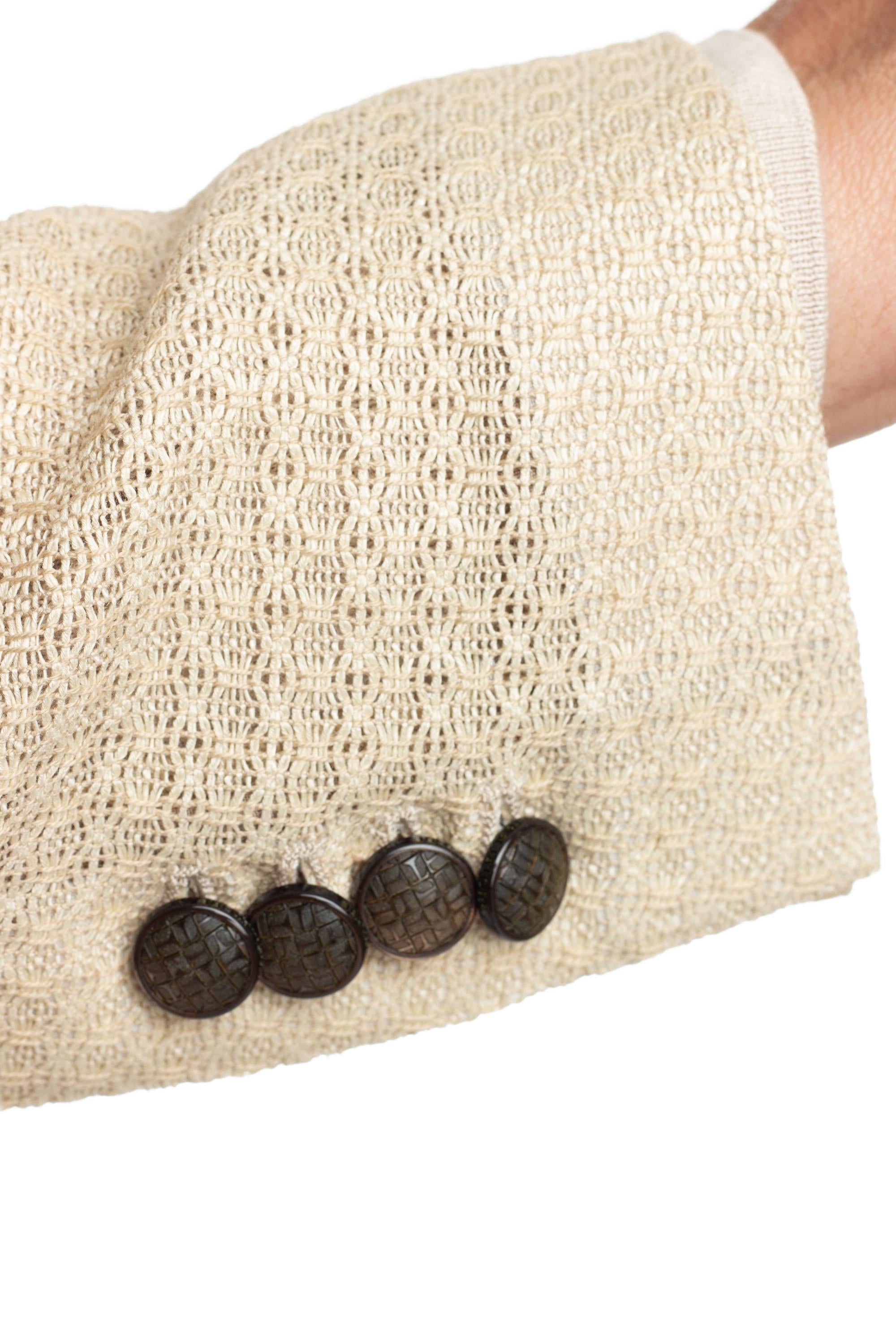 Giacca doppiopetto in lino-viscosa-cotone mod, Weston G-WESTON2DK 770124 U EA907 Tagliatore
