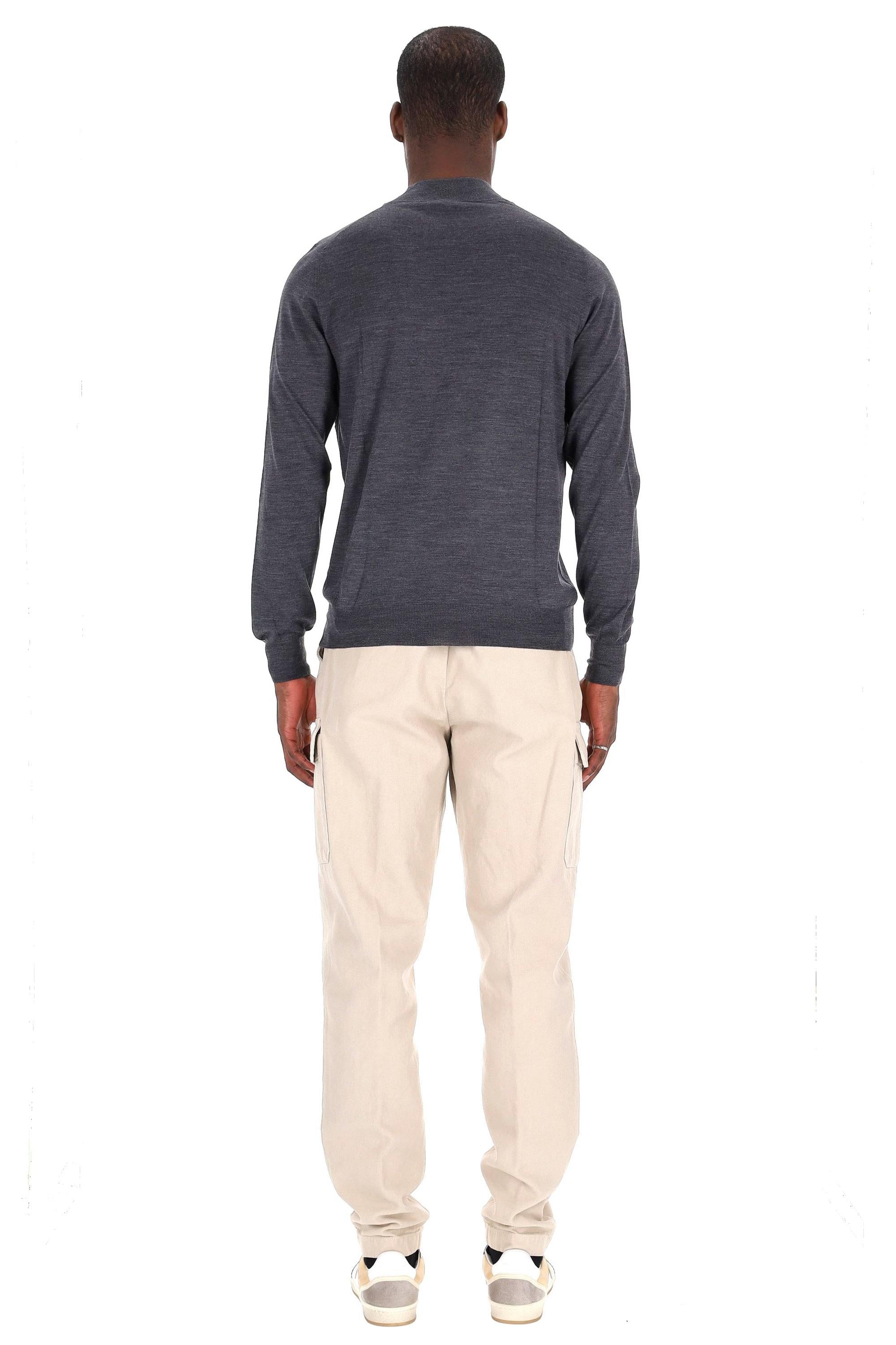 Maglia lupetto in lana vergine 1479045554 0098 098 Barba