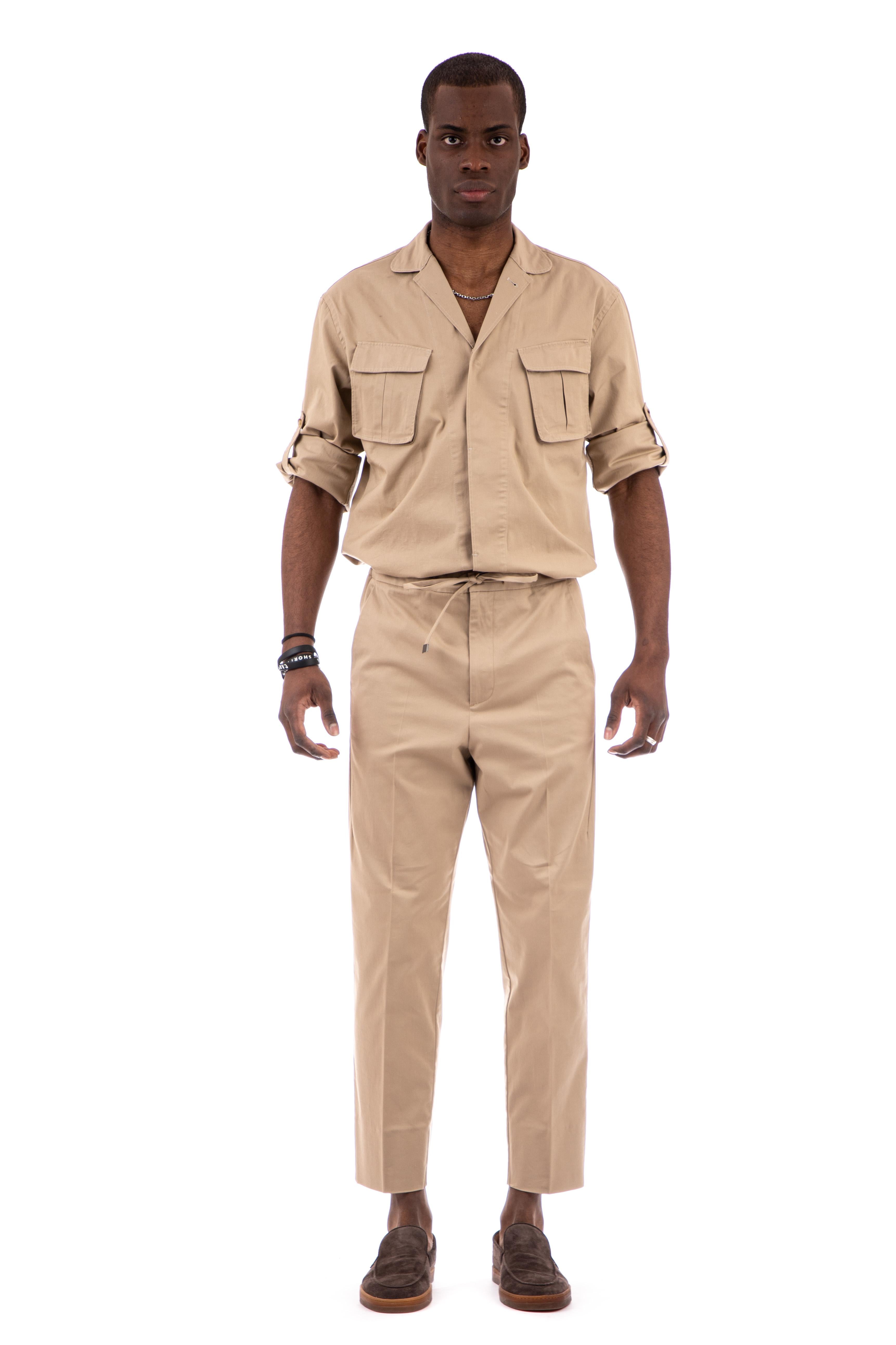 Overshirt in cotone EMNICO EMC1483 200 Lardini