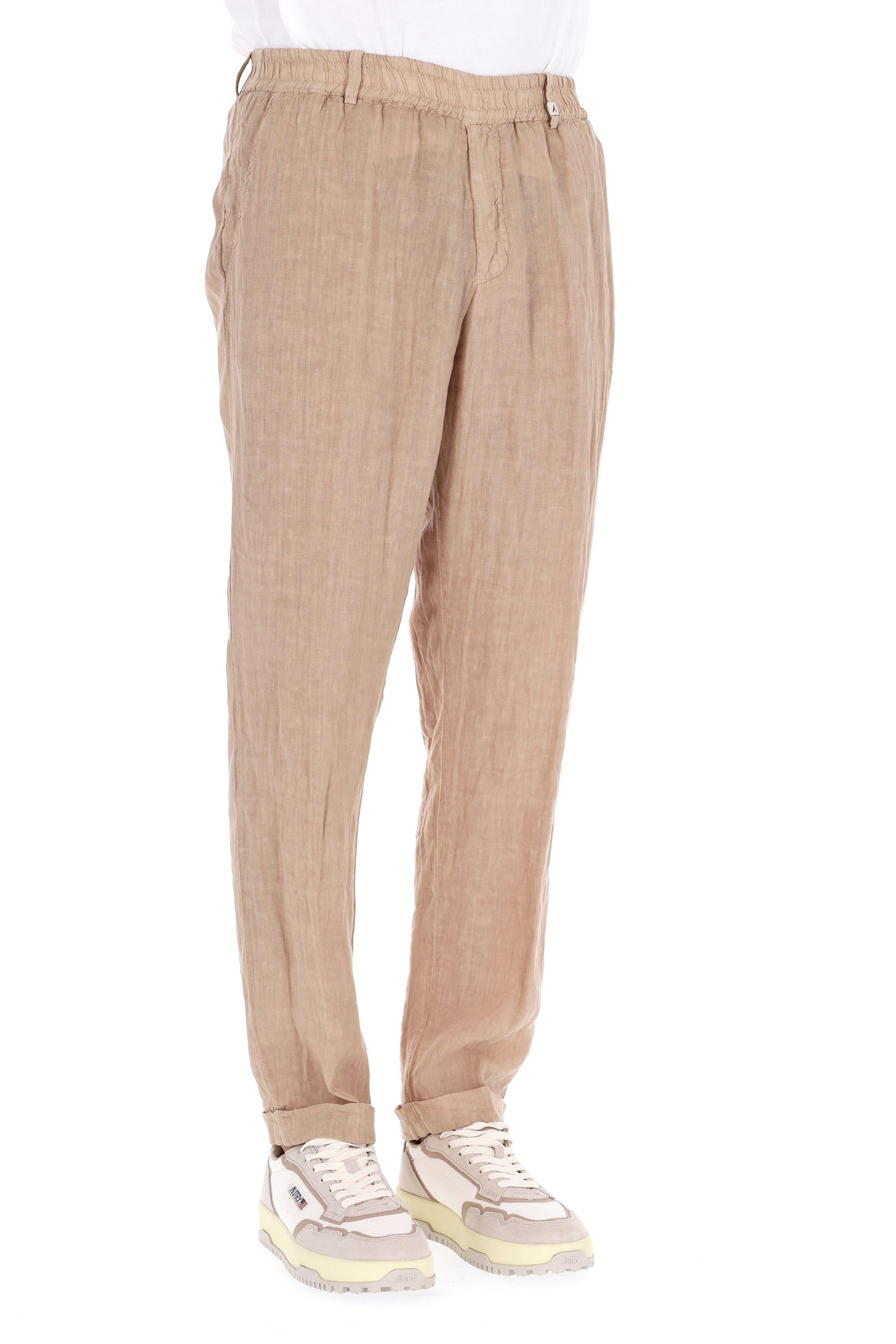 Pantalone in lino Ares 25M26L 72 02 Myths